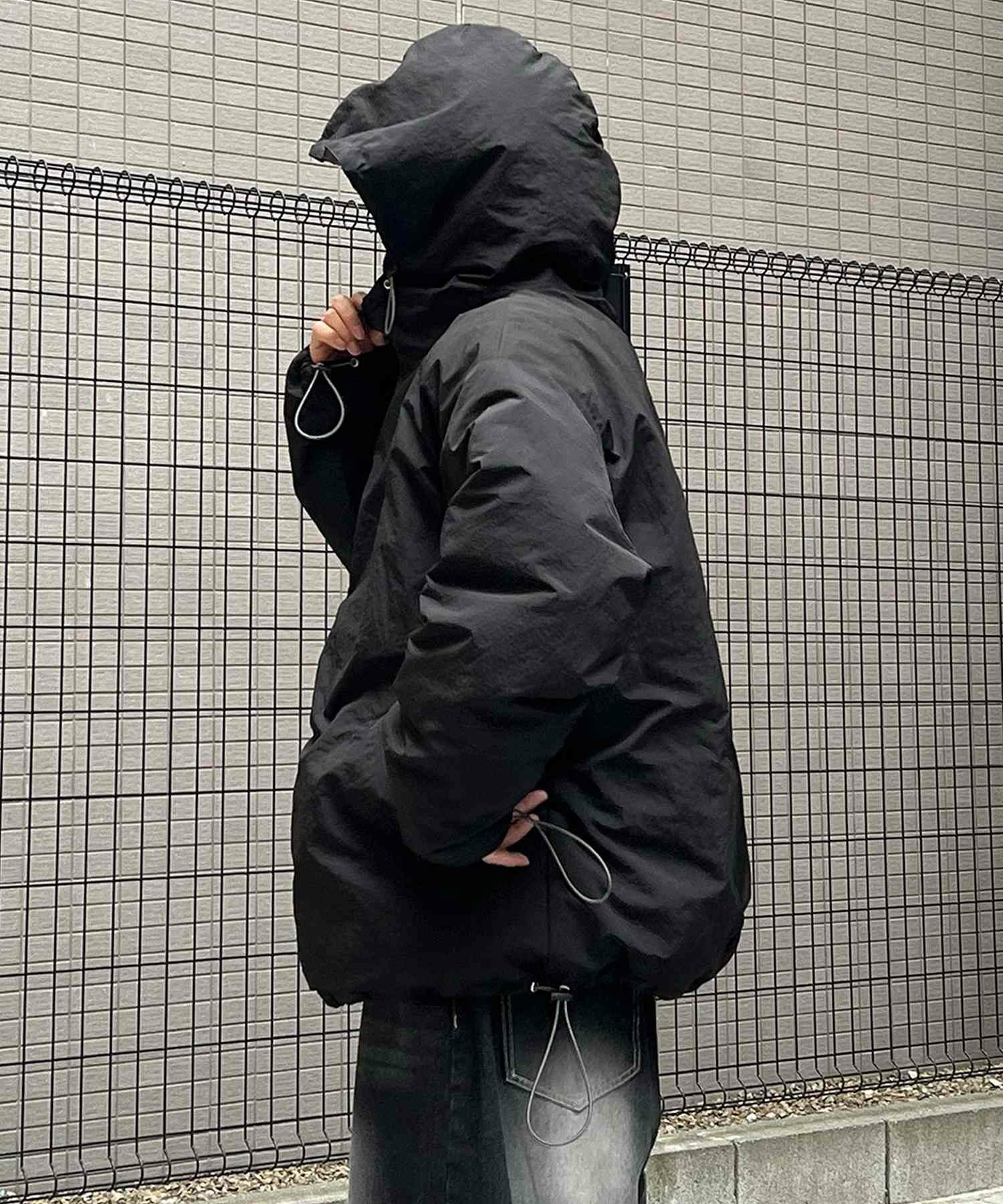 ILL'S（イルズ）ビッグシルエット ラバーワンポイントロゴ ナイロン