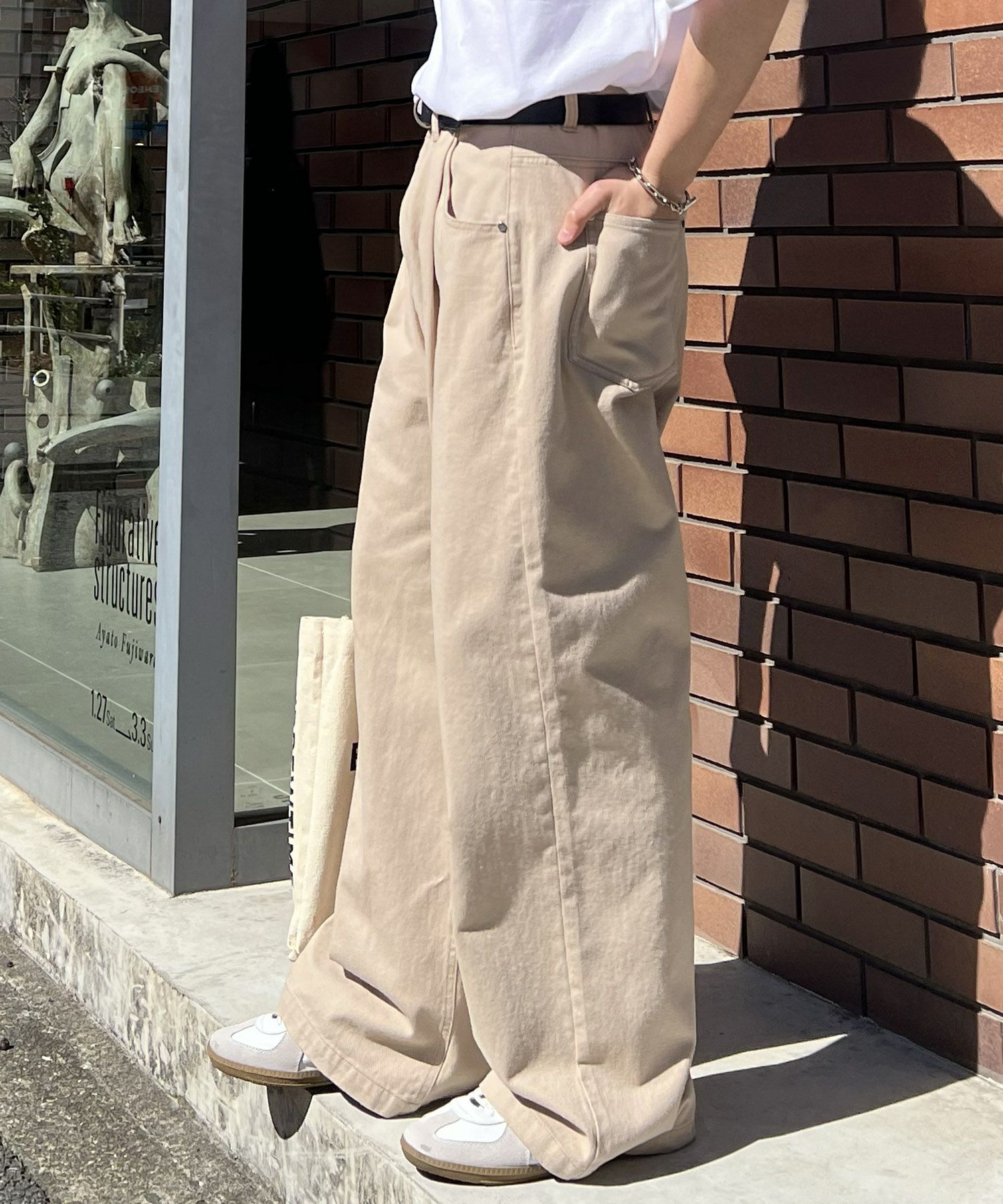Confirm（コンファーム）ナチュラルシルエット カツラギワイドパンツ