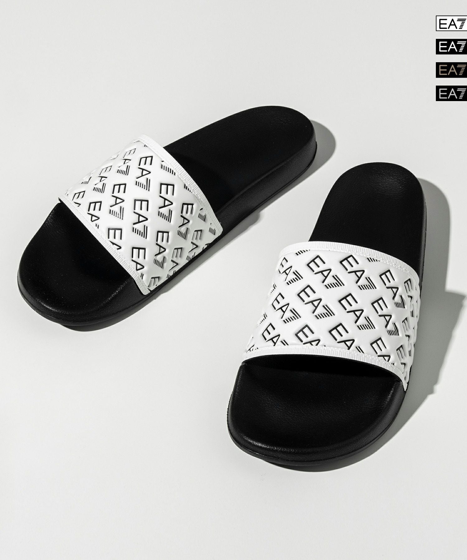 EMPORIO ARMANI EA7(イーエーセブン)エンボスロゴシャワーサンダル