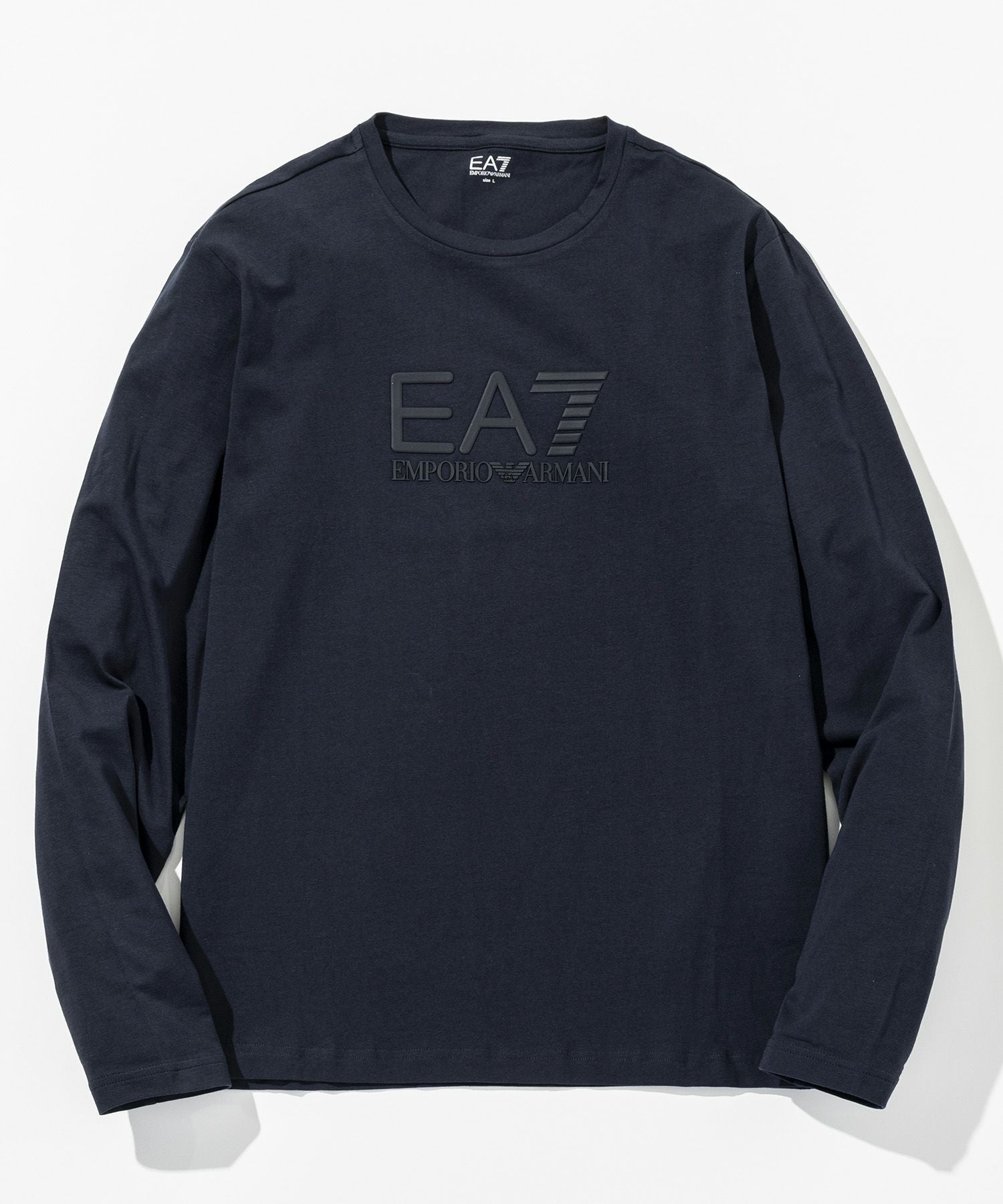 EMPORIO ARMANI EA7(イーエーセブン)エンボスロゴロングTシャツ