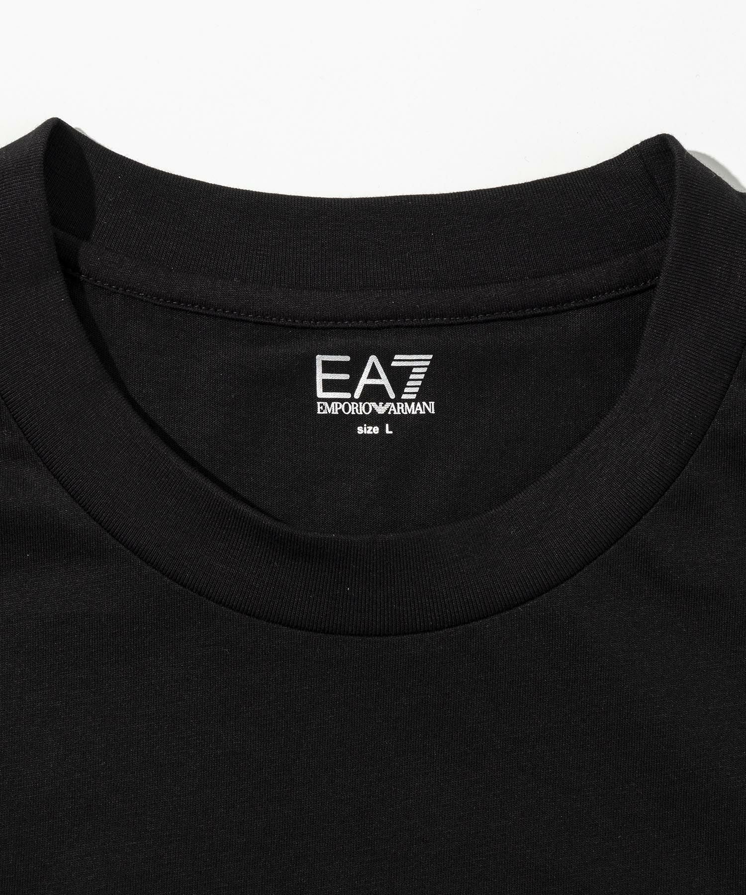 売 【エンポリオアルマーニ】 ビッグロゴ 半袖Tシャツ ネイビー サイズ 