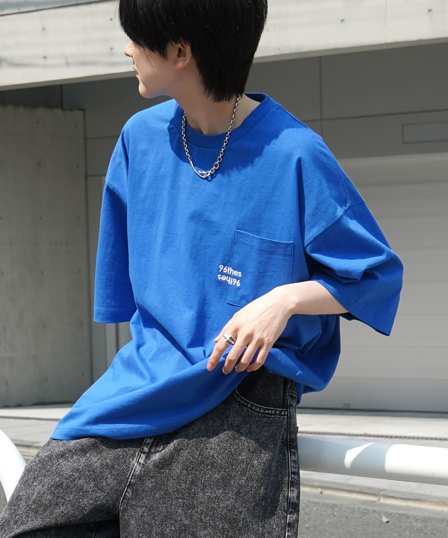 マウスラビット 完売 Tシャツ 青 イェソン YESTHEDAY 韓国 【公式通販】