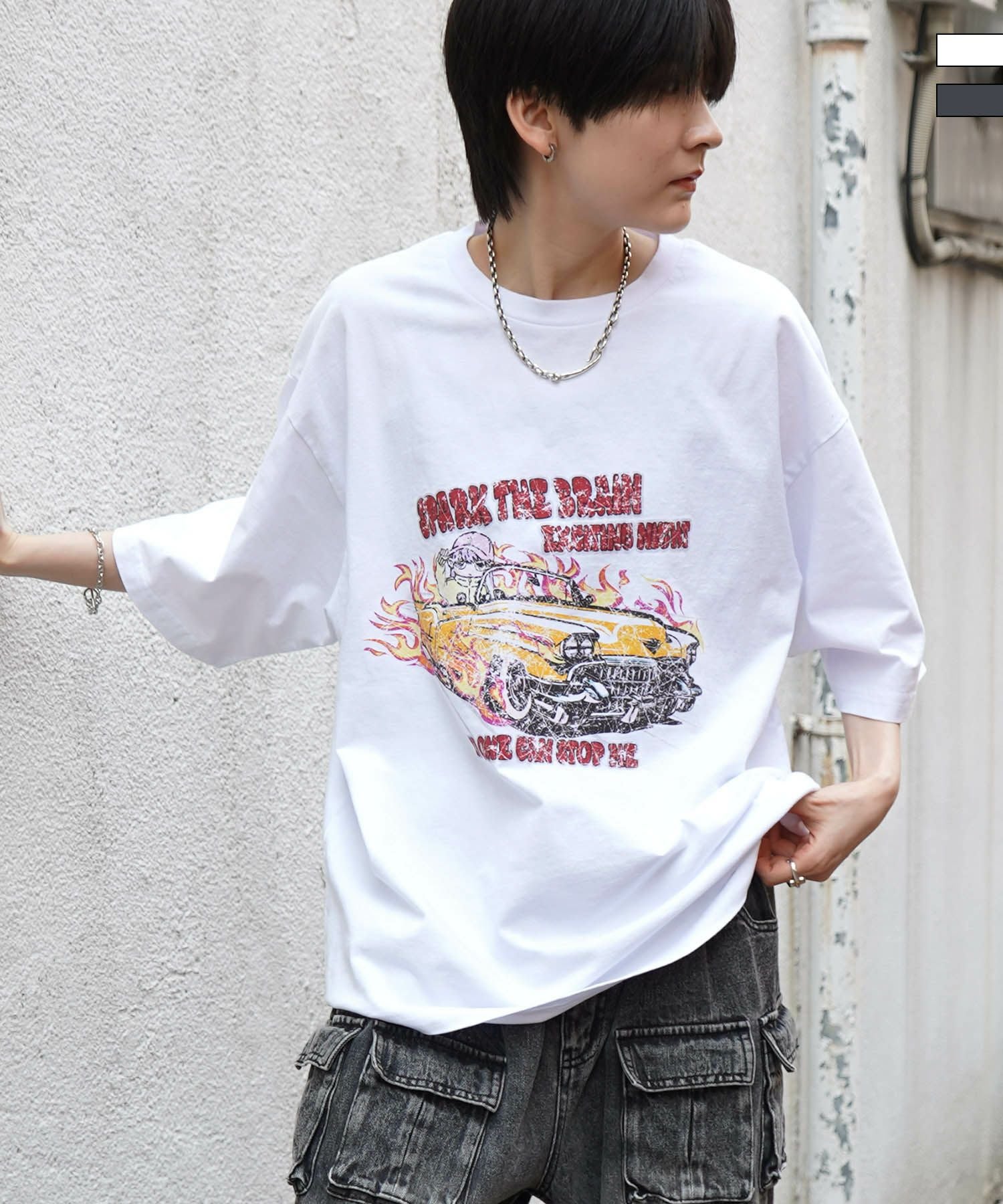 ILL'S(イルズ)レースガール ヴィンテージライク ピグメント加工