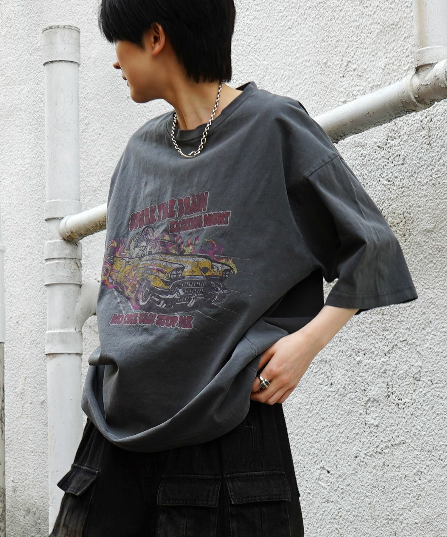 ILL'S(イルズ)レースガール ヴィンテージライク ピグメント加工