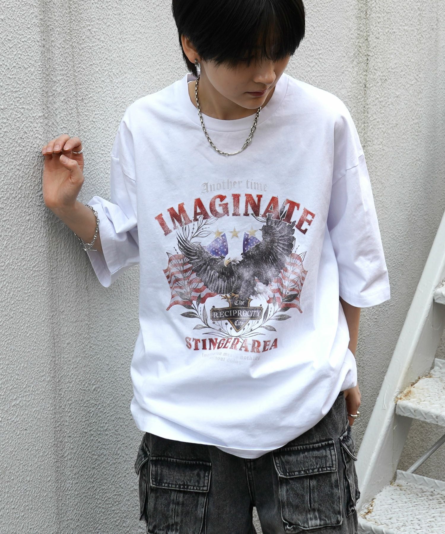 Dropdead シャツダメージ ダメージ加工 ロンt DROPDEAD Tシャツ BOMB