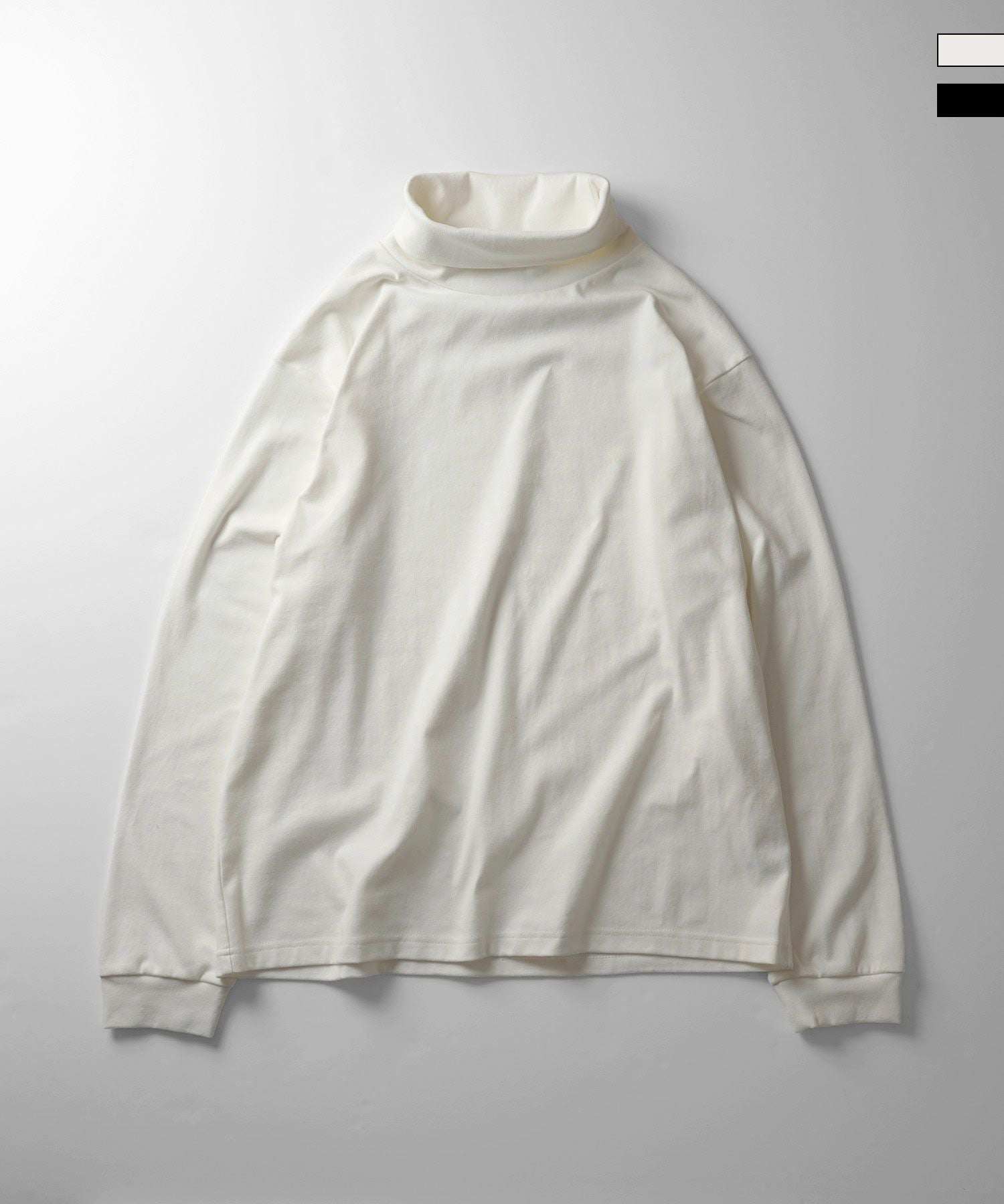 Confirm（コンファーム）フライス ベーシックタートルネックロンT 