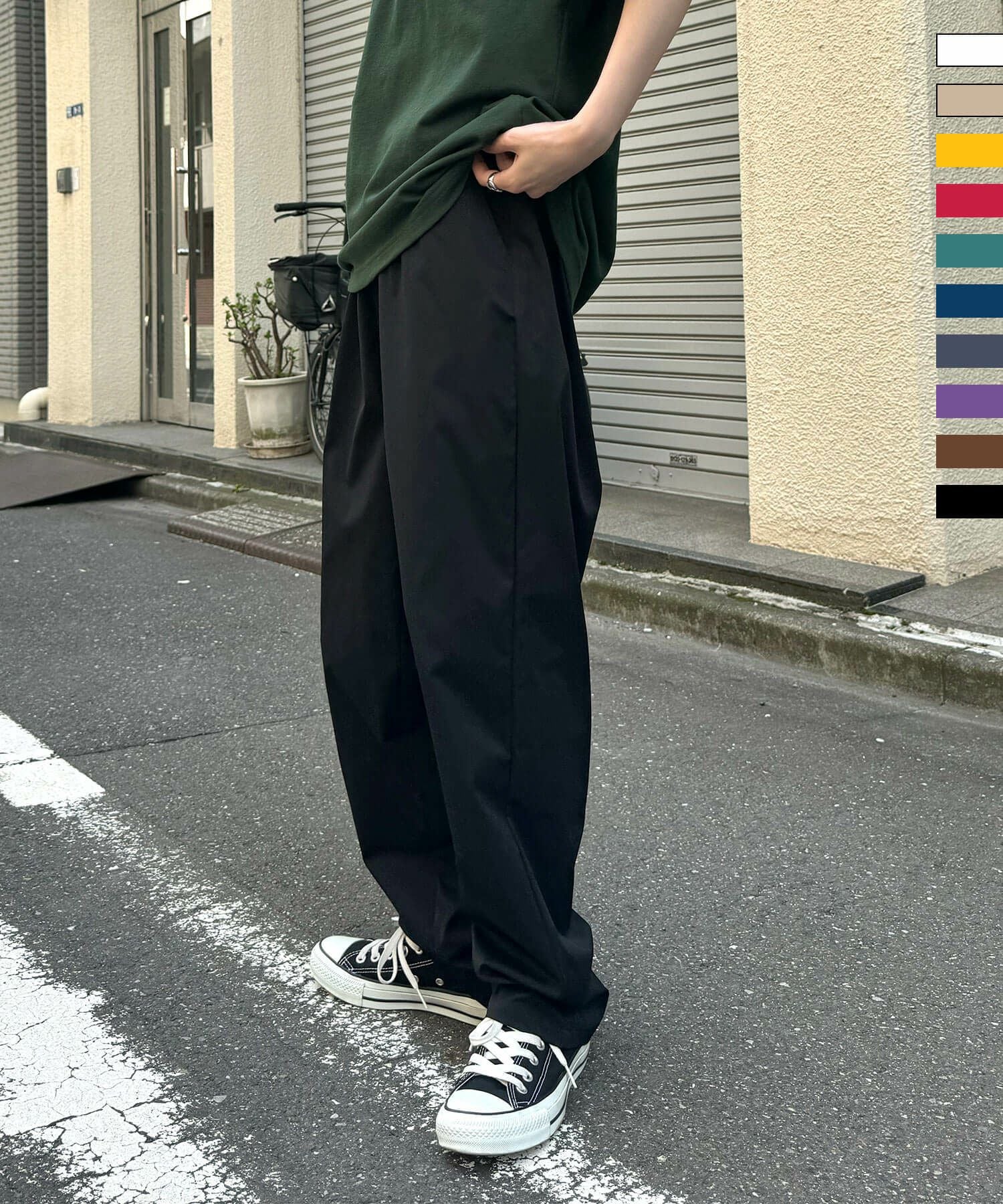 ILL'S（イルズ）25SS ワイドテーパード リラックスイージー カラー