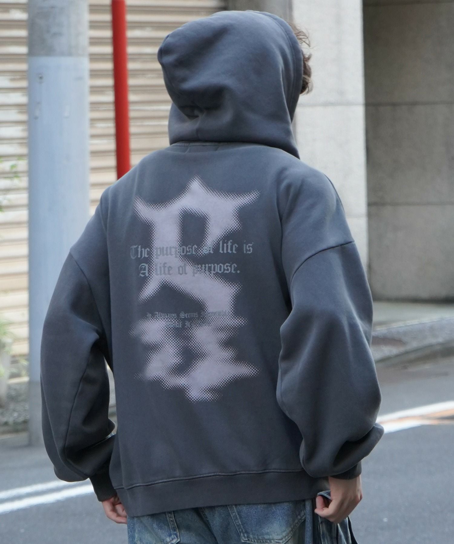 ILL'S（イルズ）ヴィンテージライク ピグメント加工 ビッグシルエット