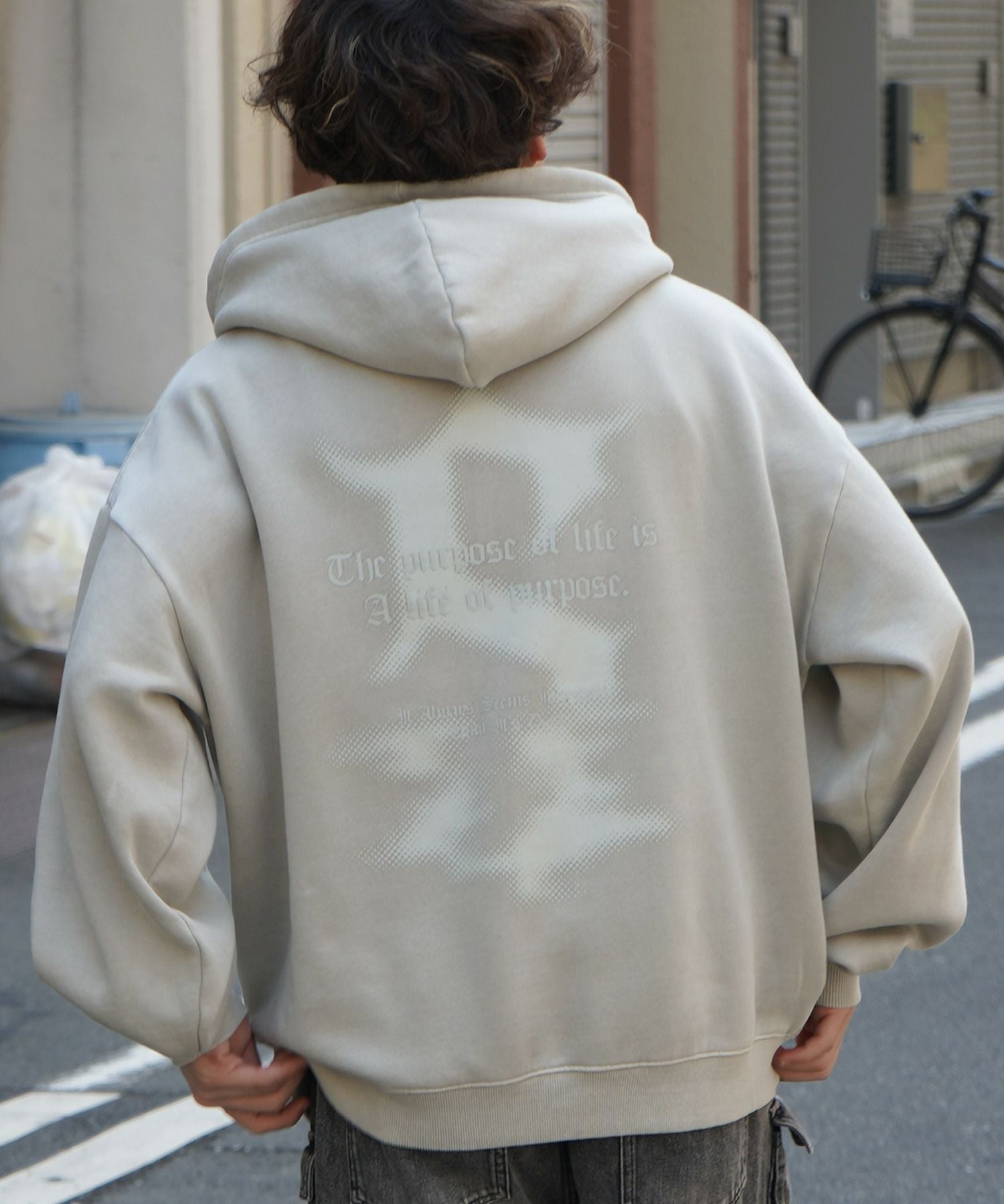 ILL'S（イルズ）ヴィンテージライク ピグメント加工 ビッグシルエット