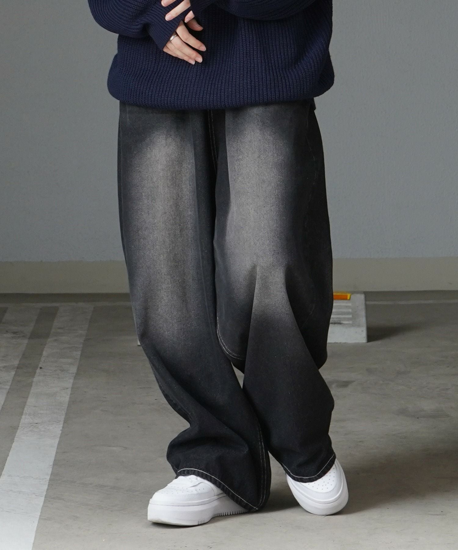 korea 、ILL´Sのデニム ILL'S（イルズ）ヴィンテージメイク レトロライク デニムパンツ