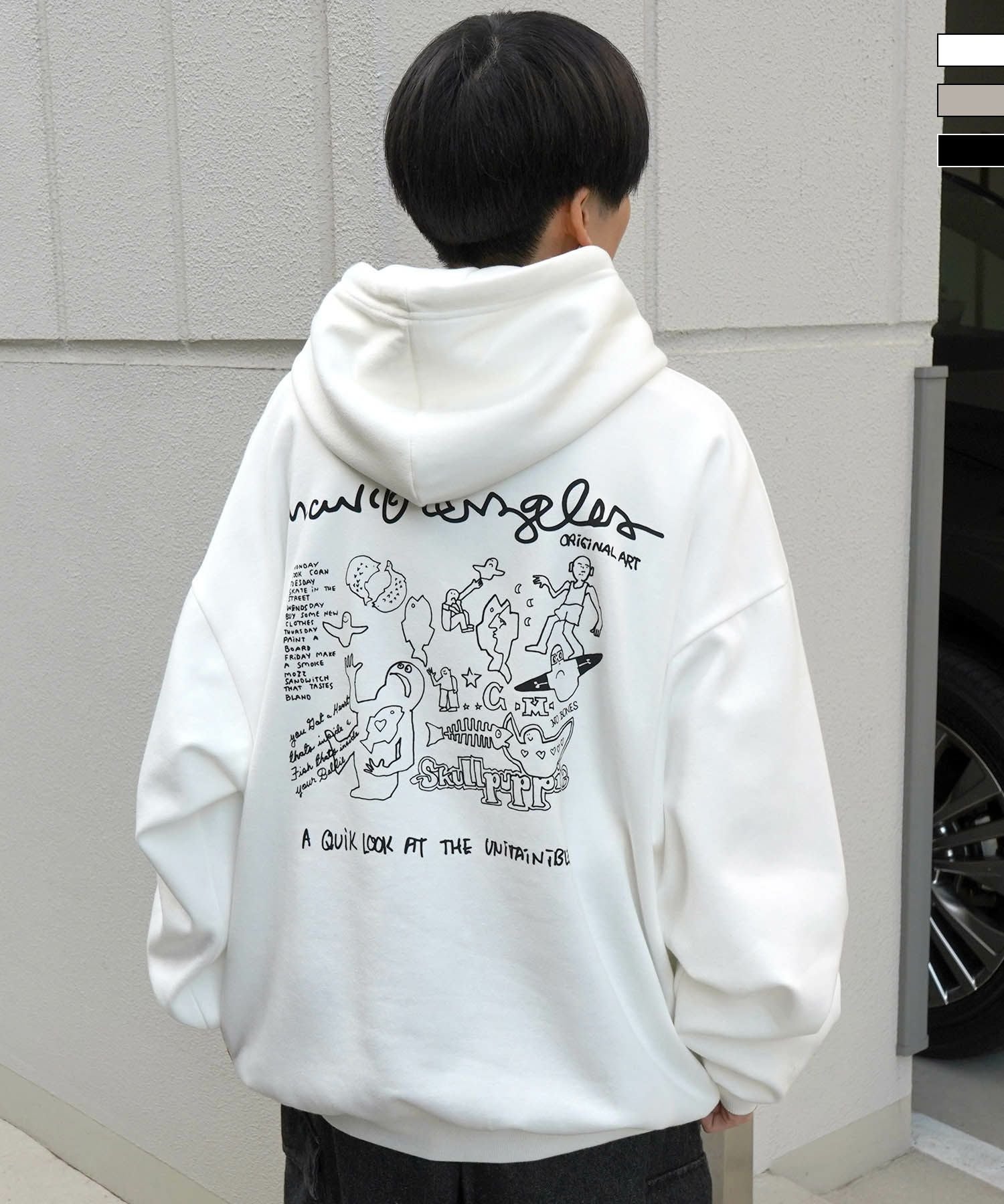 Mark Gonzales(マーク ゴンザレス)ビッグシルエット イラストバック