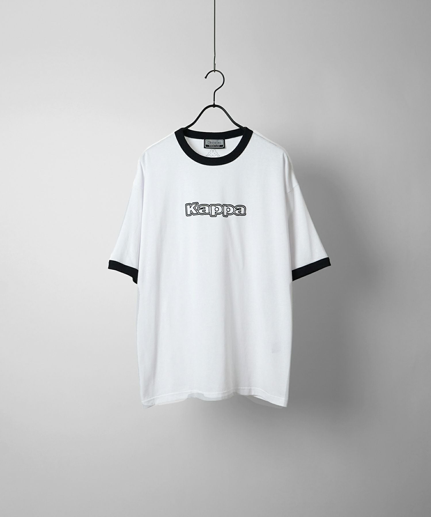 KAPPA（カッパ）ブランドロゴプリント ビッグシルエット 半袖リンガーT