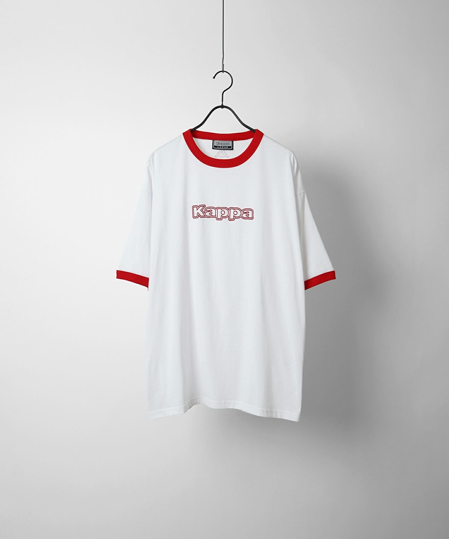 KAPPA（カッパ）ブランドロゴプリント ビッグシルエット 半袖リンガーT
