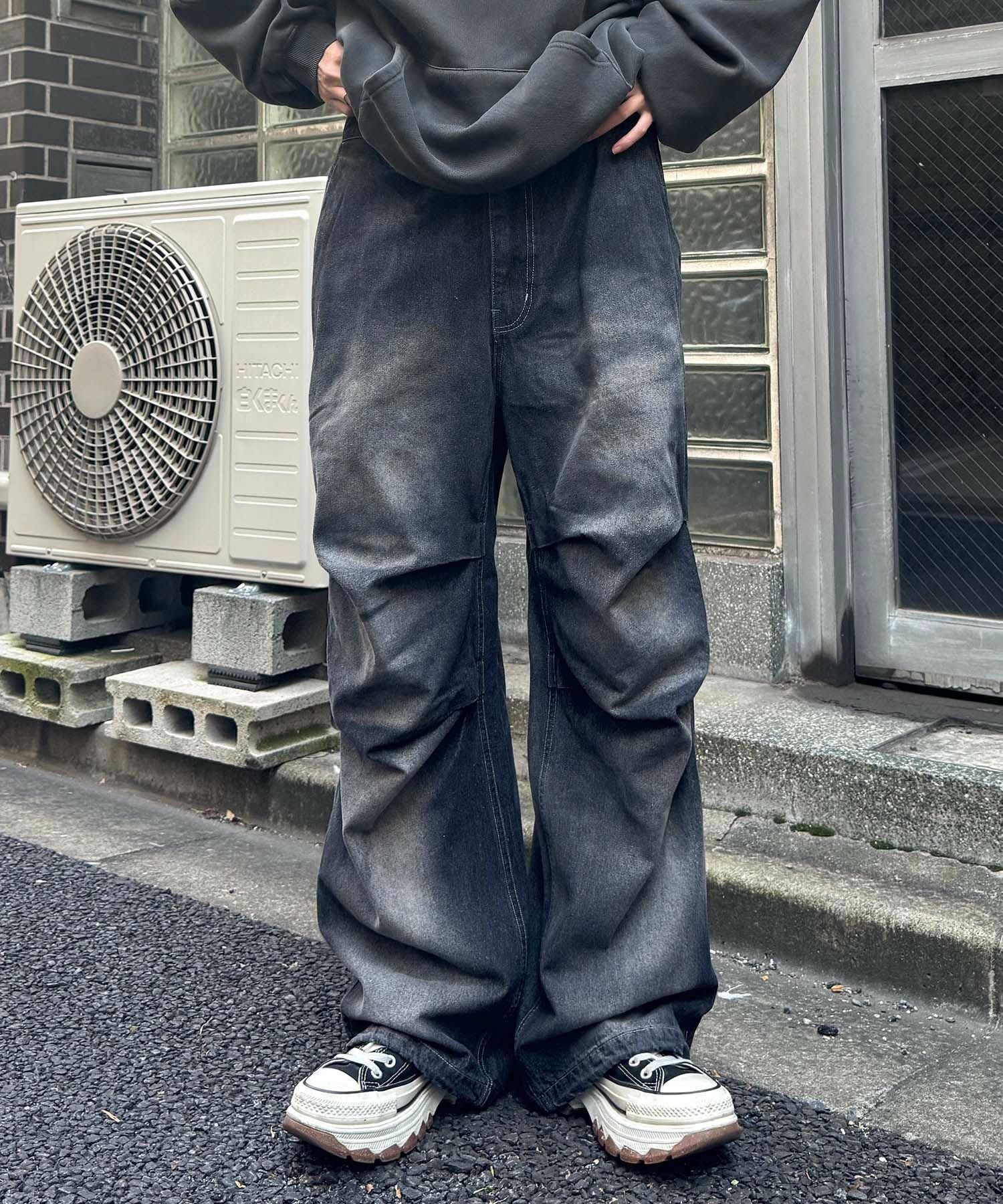 ILL'S（イルズ）スプレー抜染加工オーバーパンツ | SHIFFON公式通販