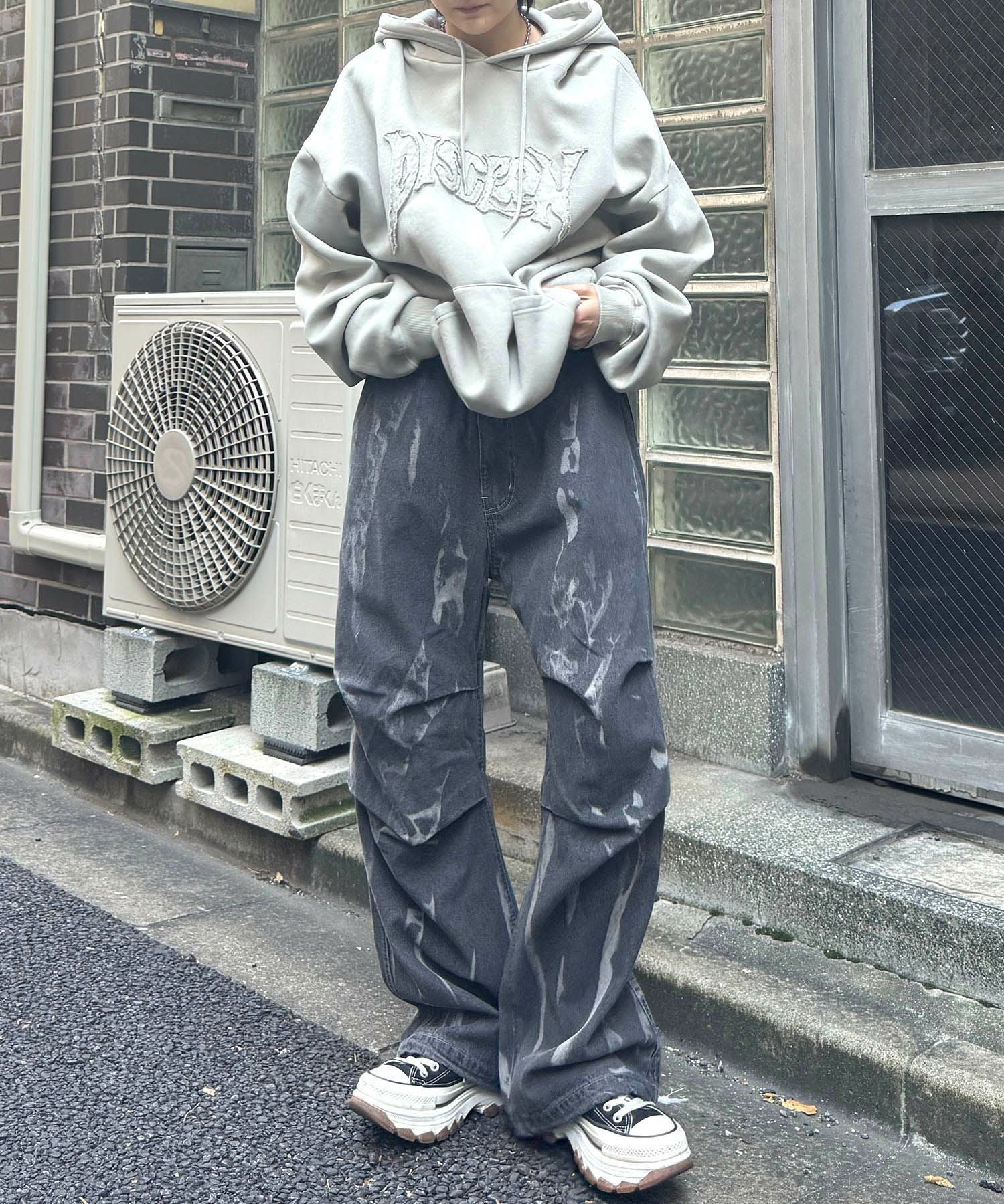 ILL'S（イルズ）スプレー抜染加工オーバーパンツ | SHIFFON公式通販