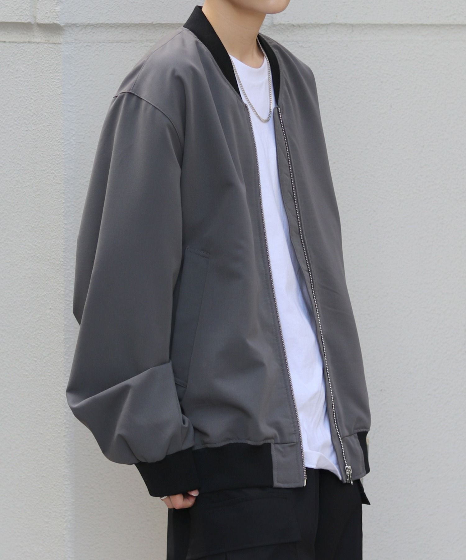 Confirm（コンファーム）ビッグシルエット スタンドネックブルゾン