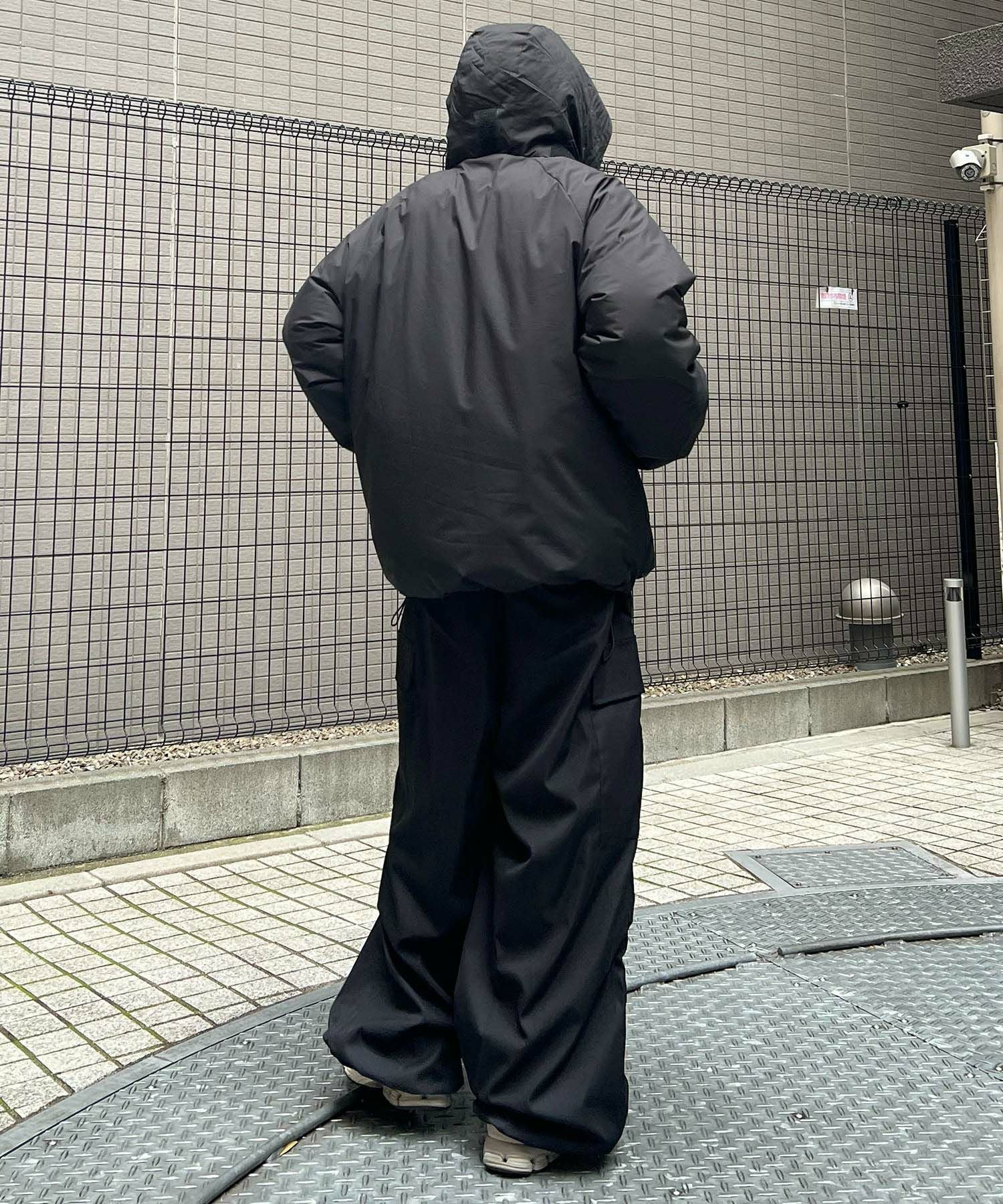 Confirm（コンファーム）2way フード付き ビッグシルエット スタンド