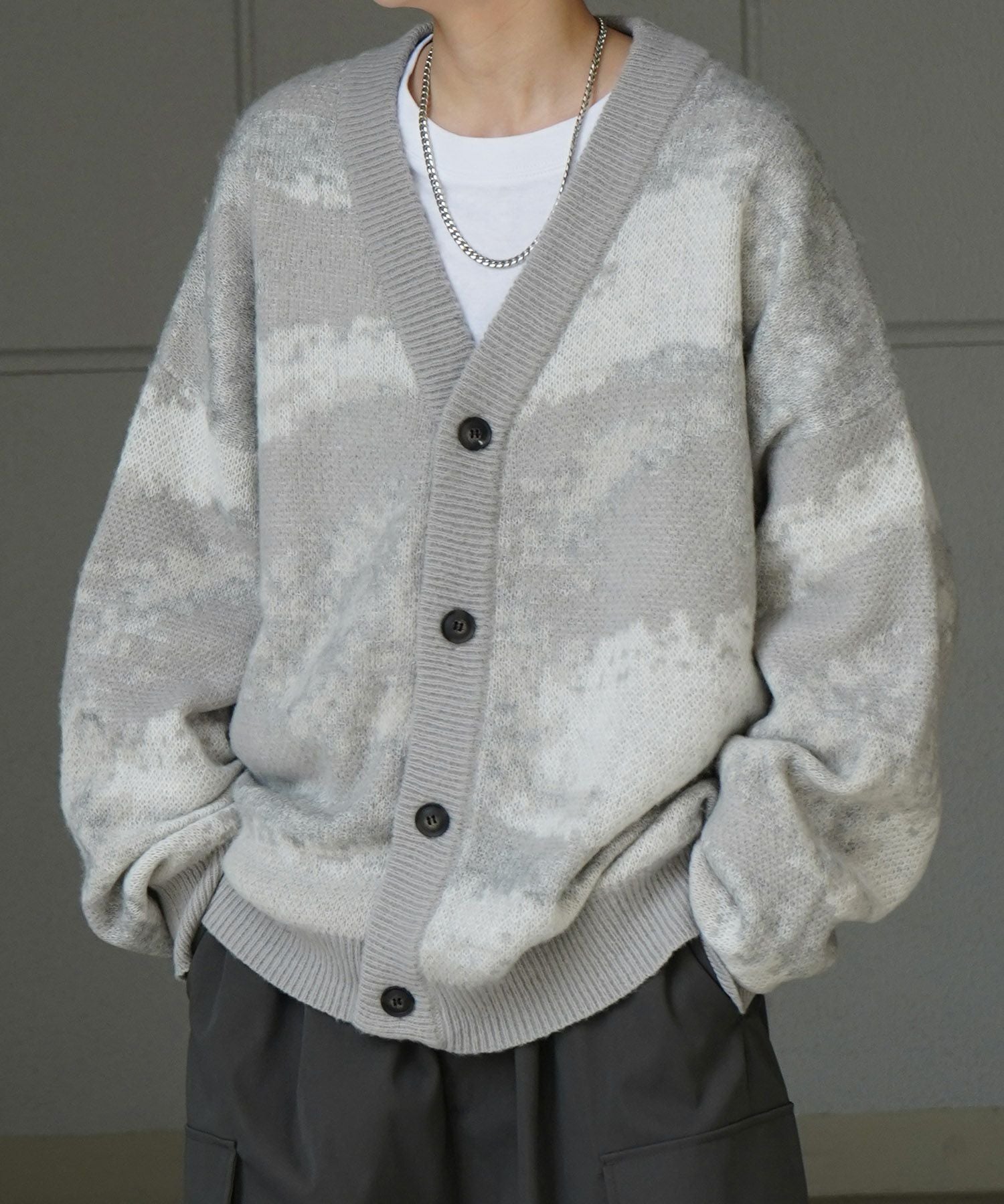 Confirm(コンファーム) モヘアライク ルーズシルエット グラデーション