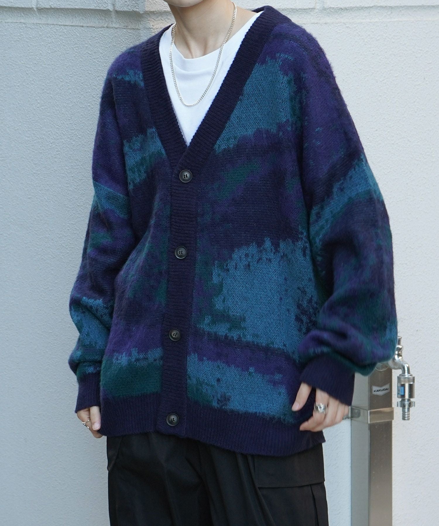 Confirm(コンファーム) モヘアライク ルーズシルエット グラデーション