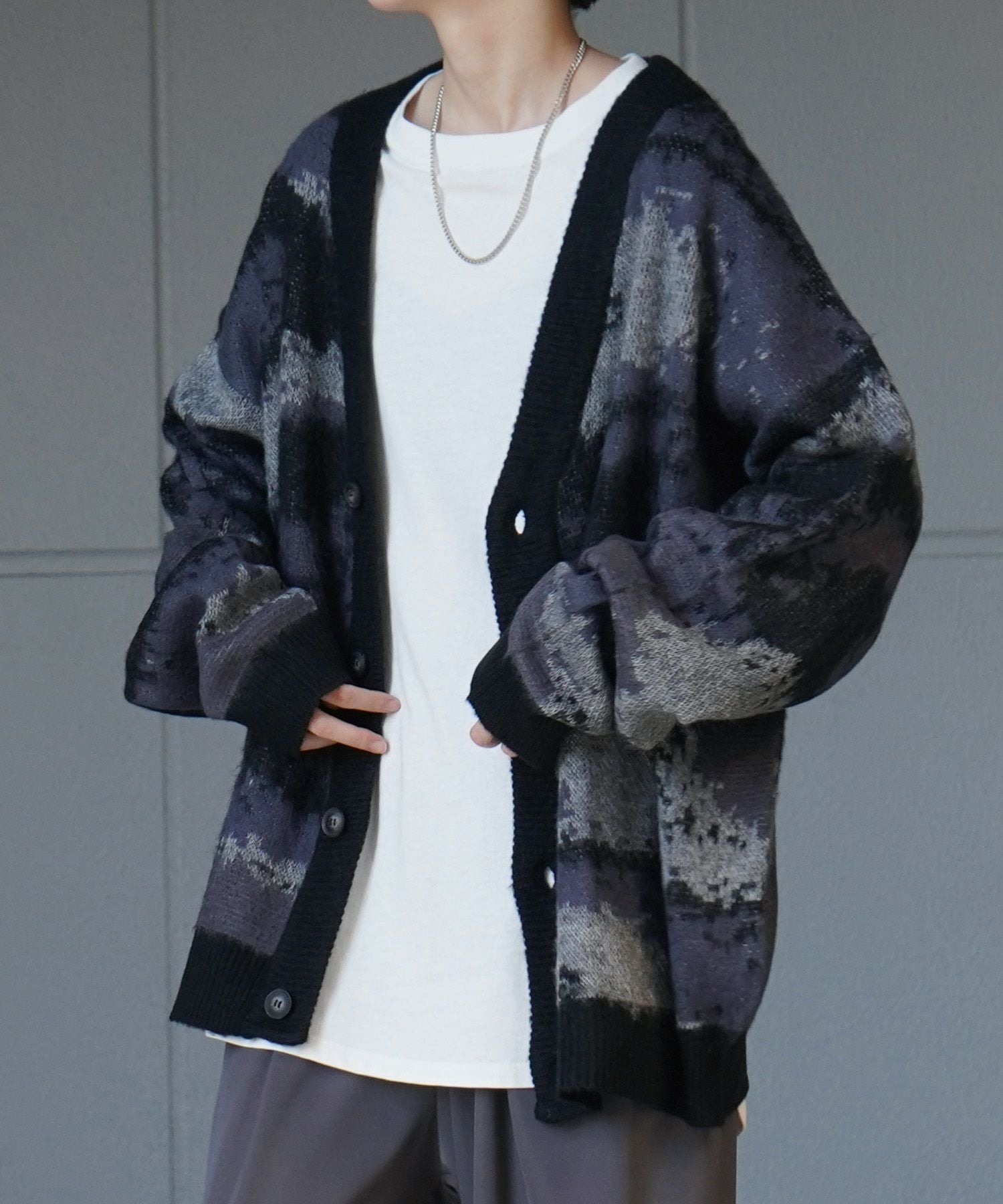 Confirm(コンファーム) モヘアライク ルーズシルエット グラデーション
