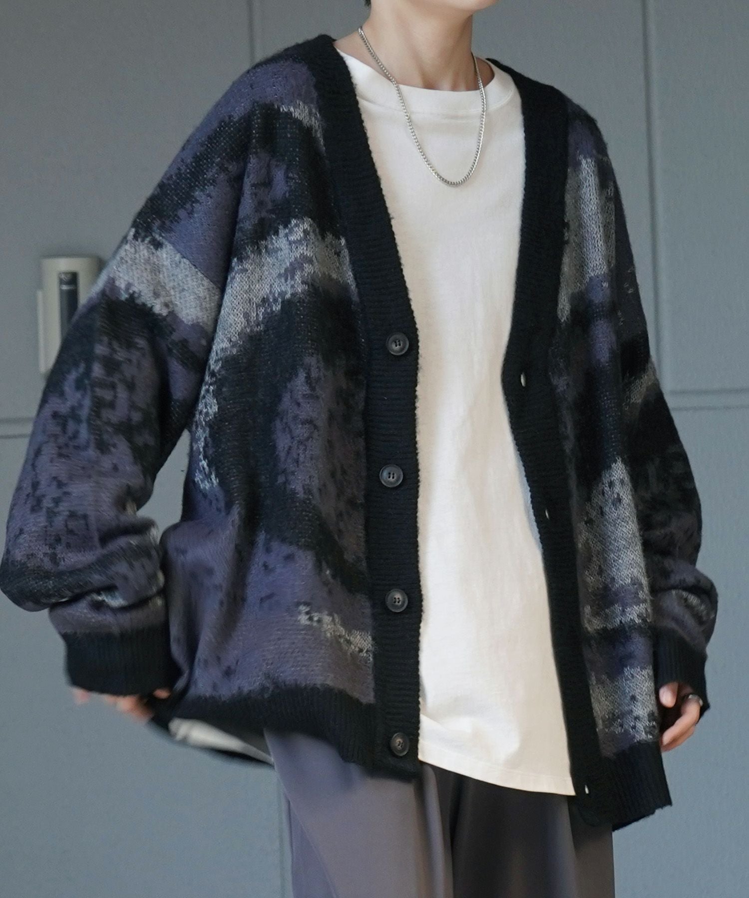 Confirm(コンファーム) モヘアライク ルーズシルエット グラデーション