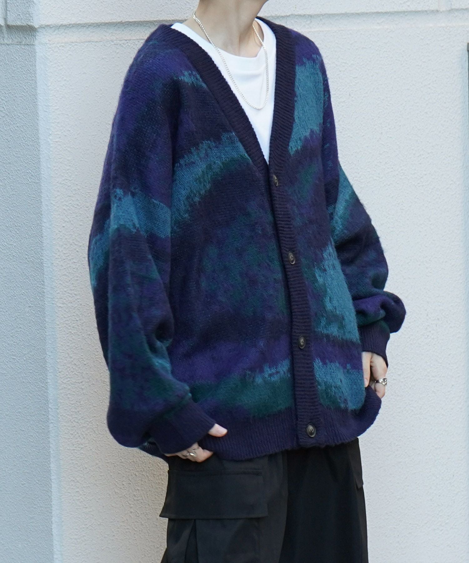 Confirm(コンファーム) モヘアライク ルーズシルエット グラデーション