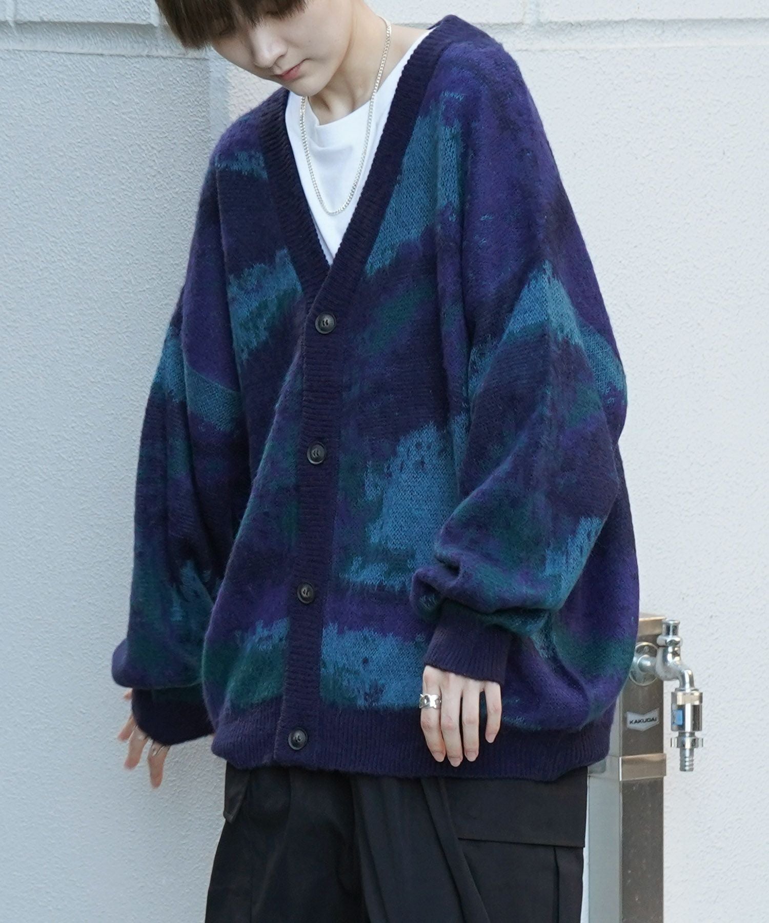 Confirm(コンファーム) モヘアライク ルーズシルエット グラデーション
