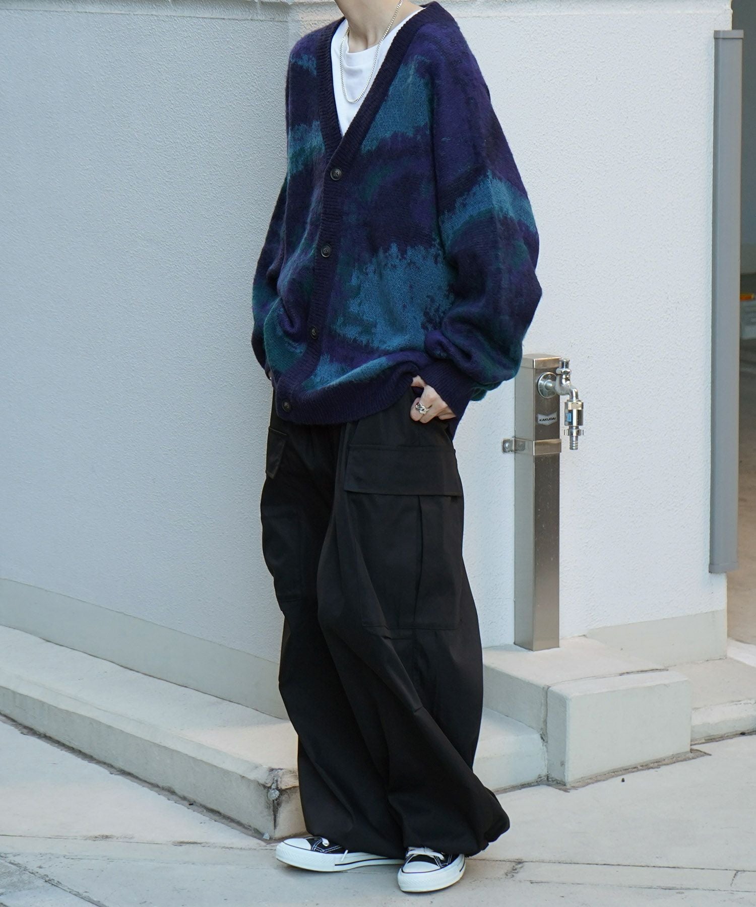 Confirm(コンファーム) モヘアライク ルーズシルエット グラデーション