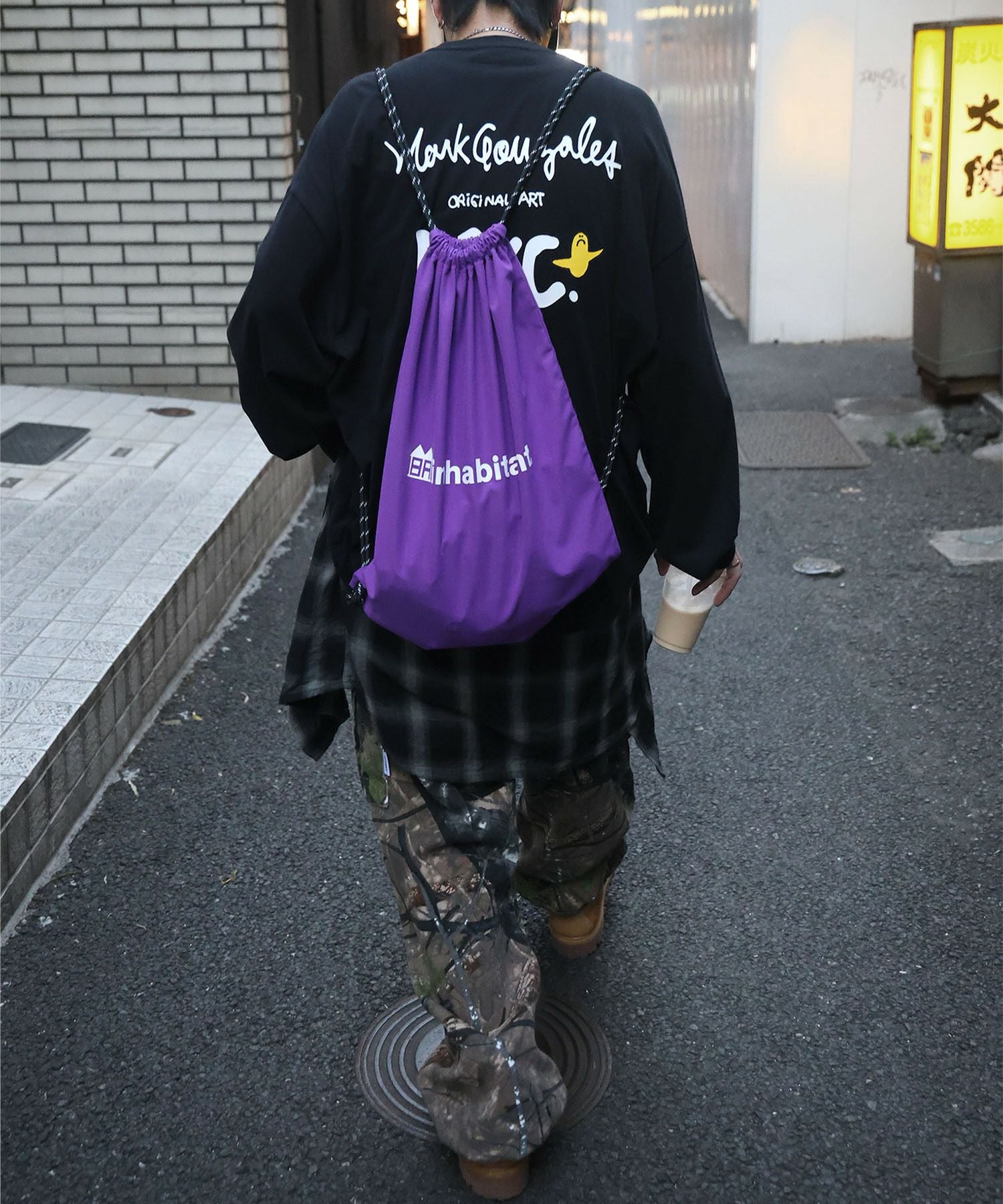 ILL'S(イルズ)【INHABITANT】ワンポイント ブランドロゴプリント