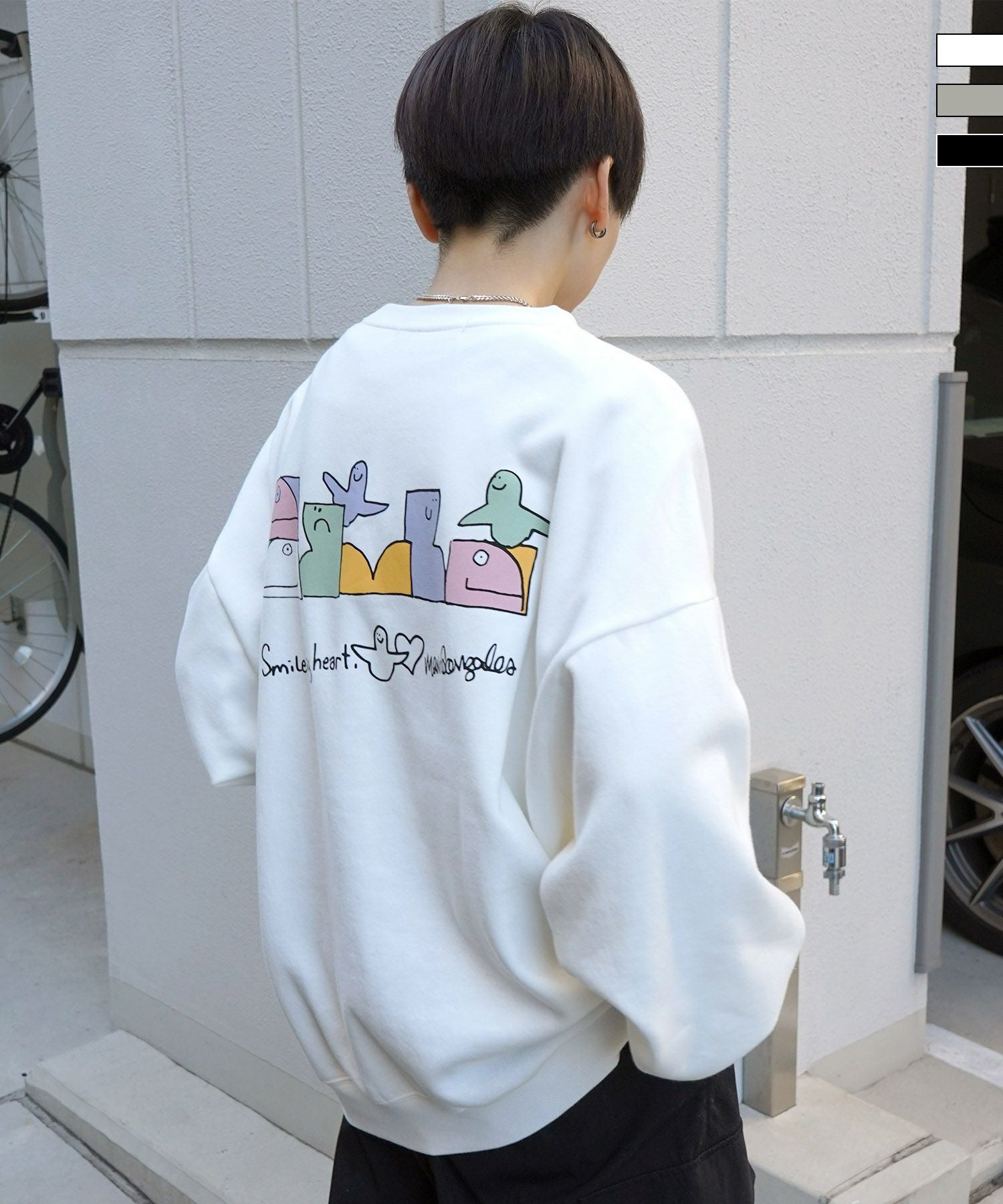 Mark Gonzales(マーク ゴンザレス) ビッグシルエット イラストバック