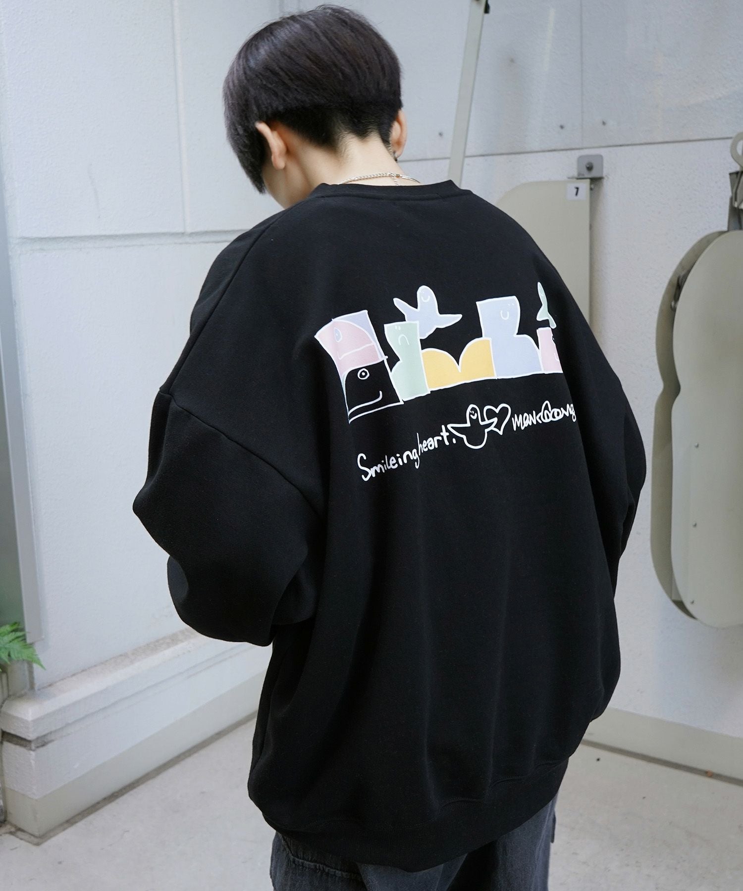 Mark Gonzales(マーク ゴンザレス) ビッグシルエット イラストバック