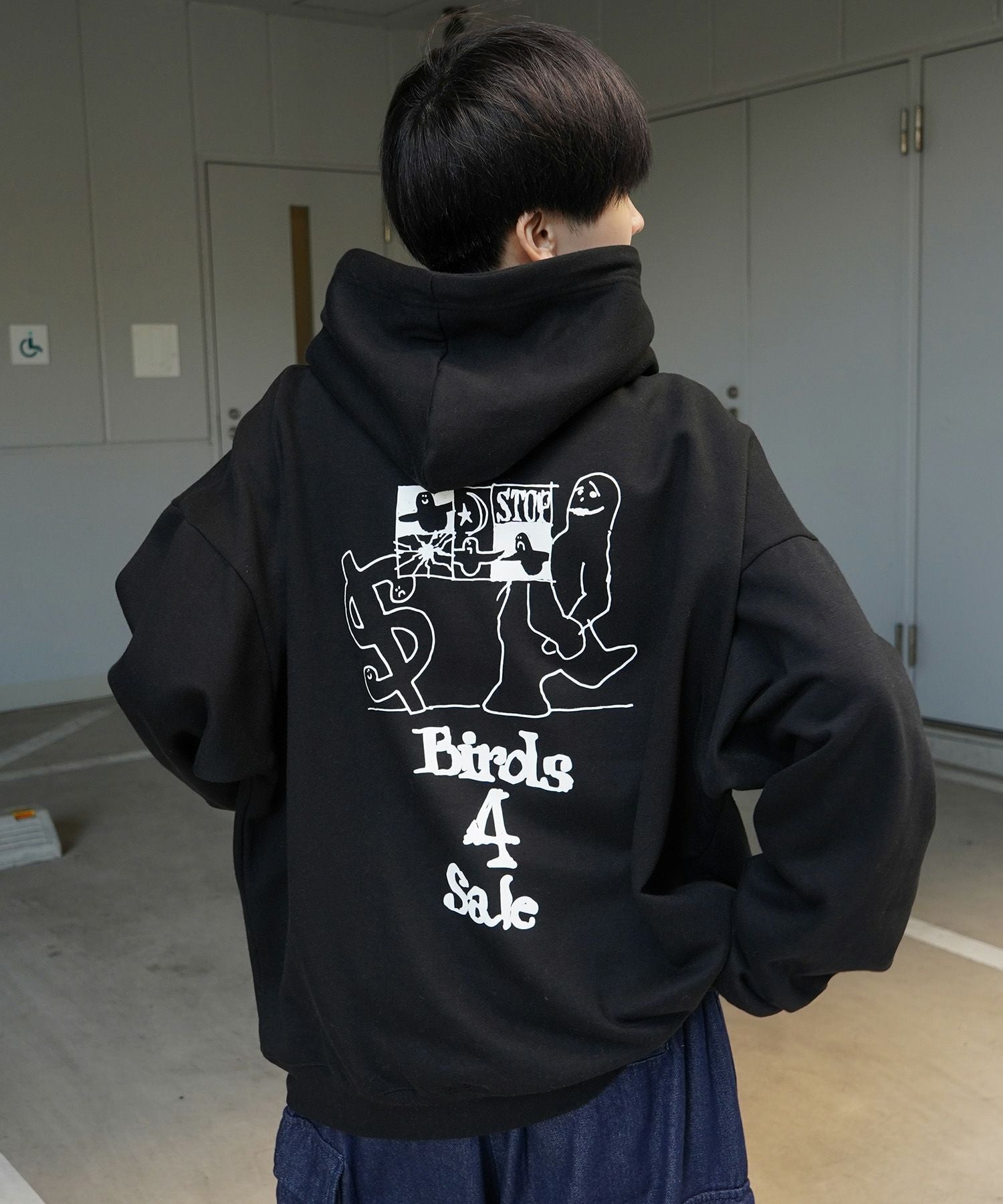 Mark Gonzales(マーク ゴンザレス) ビッグシルエット イラストバック