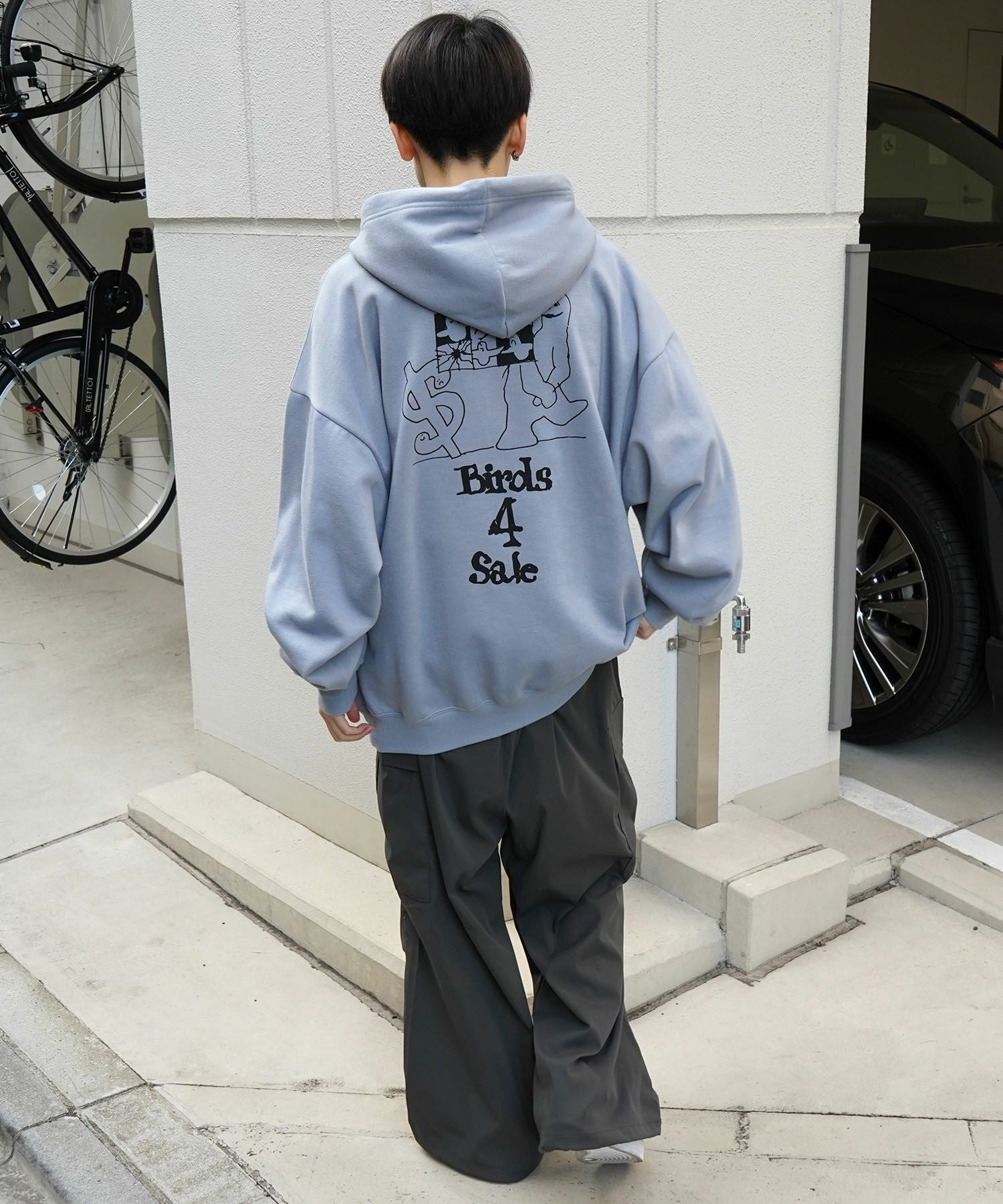 Mark Gonzales(マーク ゴンザレス) ビッグシルエット イラストバック