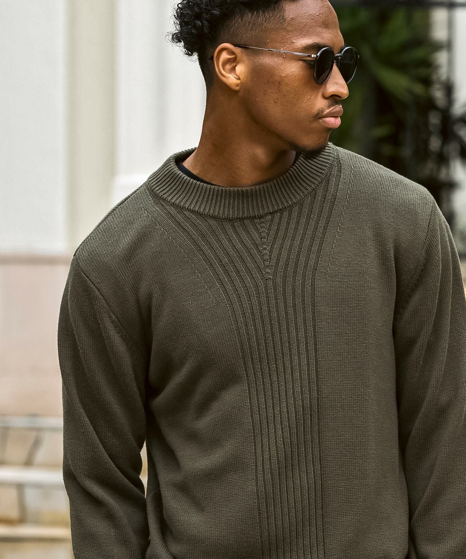 【極美品】1PIU1UGUALE3 GOLFブラウンフードセーター KNIT (ニット) | 1PIU1UGUALE3