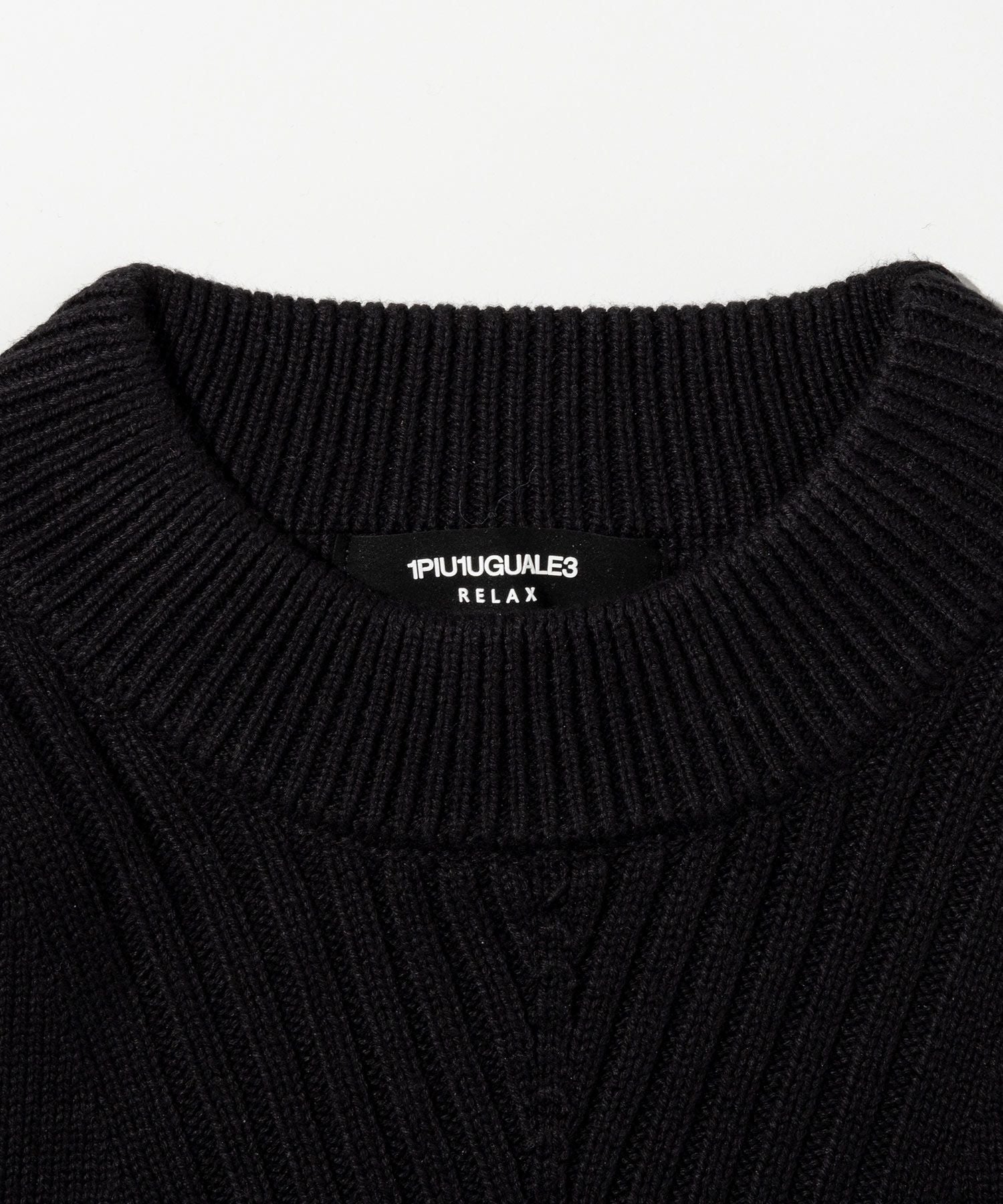 【未使用】1piu1uguale3 ニットモックネック ORA 1PIU1UGUALE3 RELAX セーター ニット 1PIU1UGUALE3 RELAX(ウノピゥ