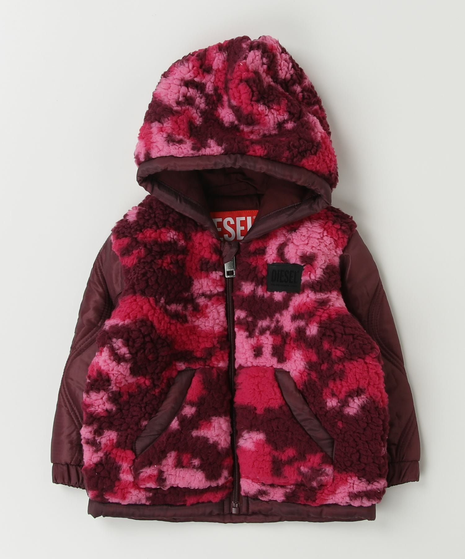CCC‼️DIESEL ディーゼル　モコモコファー　ジャケット　140cm DIESEL(ディーゼル)Baby カモ柄パーカージャケット | SHIFFON公式通販
