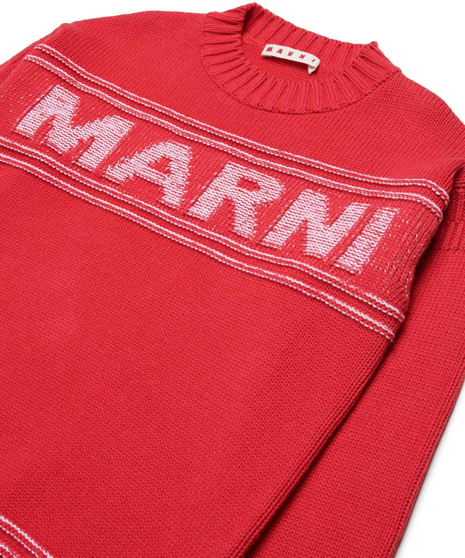 MARNI 22aw ステッチデザインロゴニット 【公式通販】