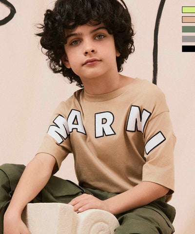 MARNI(マルニ)Kids & Junior ブランドロゴ半袖Tシャツカットソー 