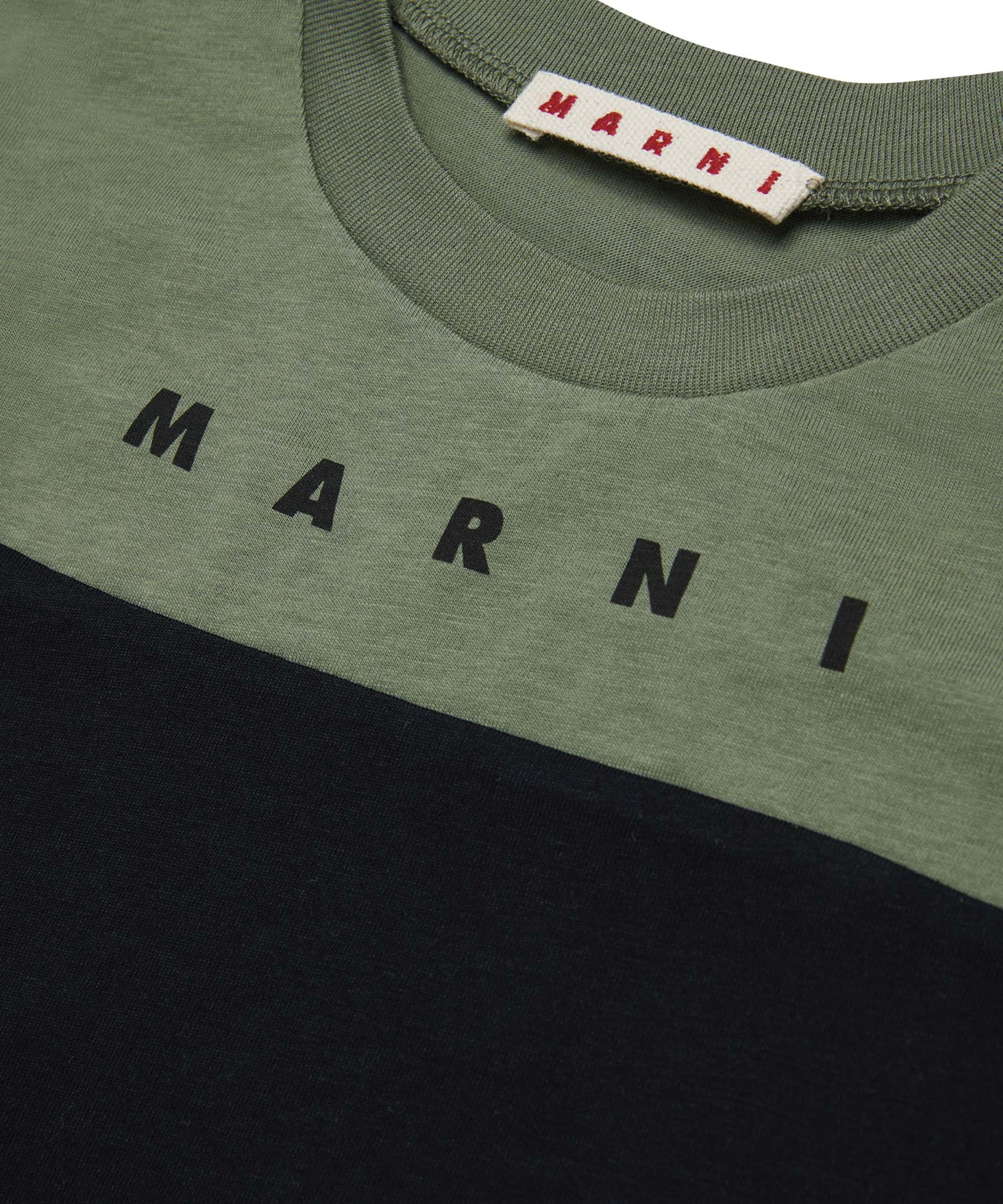 MARNI(マルニ)Kids & Junior ブランドロゴバイカラー半袖Tシャツ