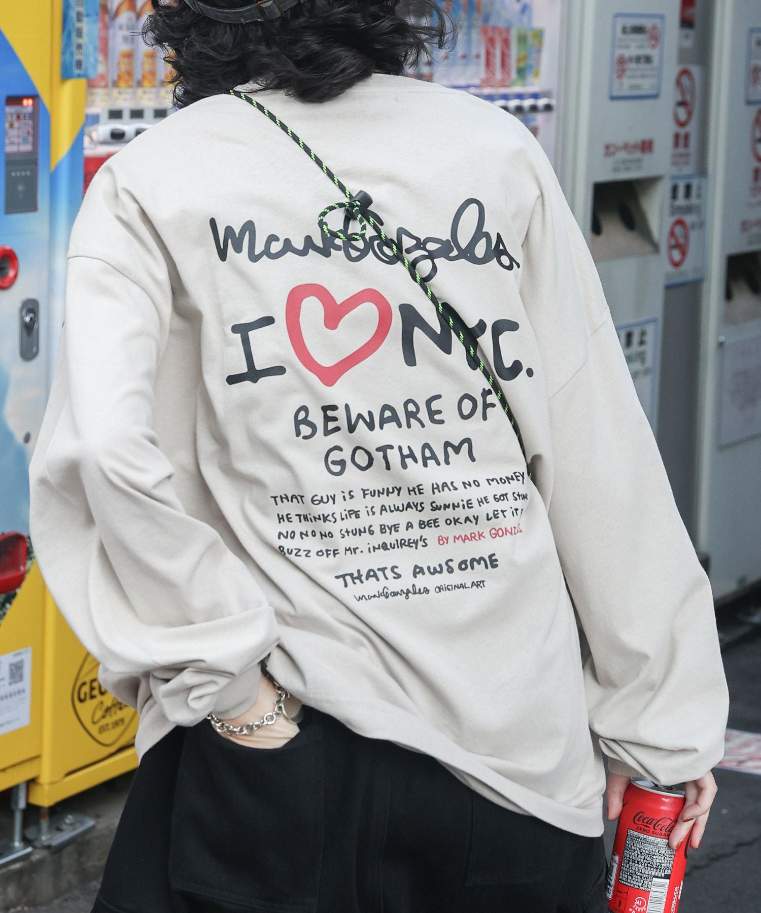 Mark Gonzales(マーク ゴンザレス)ワンポイント刺繍 / ハートロゴ