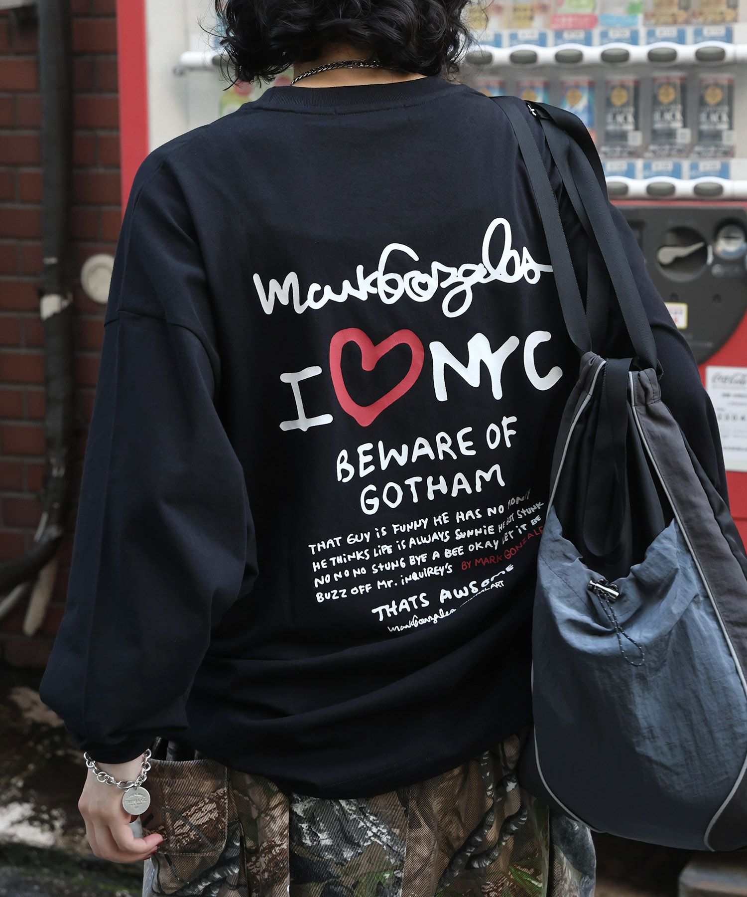 Mark Gonzales(マーク ゴンザレス)ワンポイント刺繍 / ハートロゴ