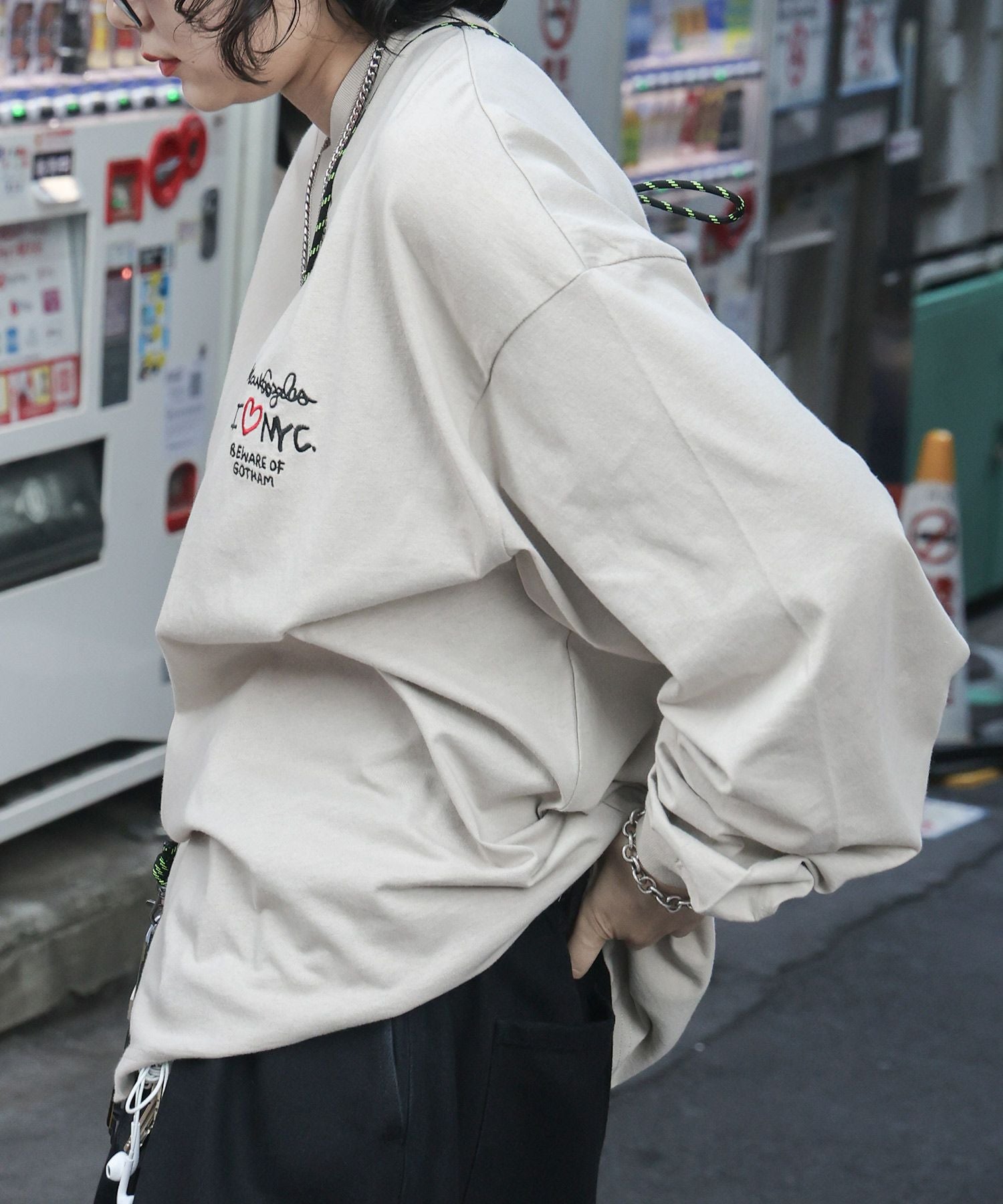 Mark Gonzales(マーク ゴンザレス)ワンポイント刺繍 / ハートロゴ