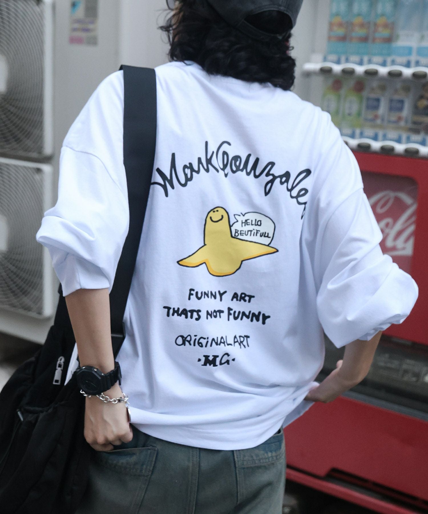 Mark Gonzales(マーク ゴンザレス)ワンポイント刺繍 / アーチロゴ