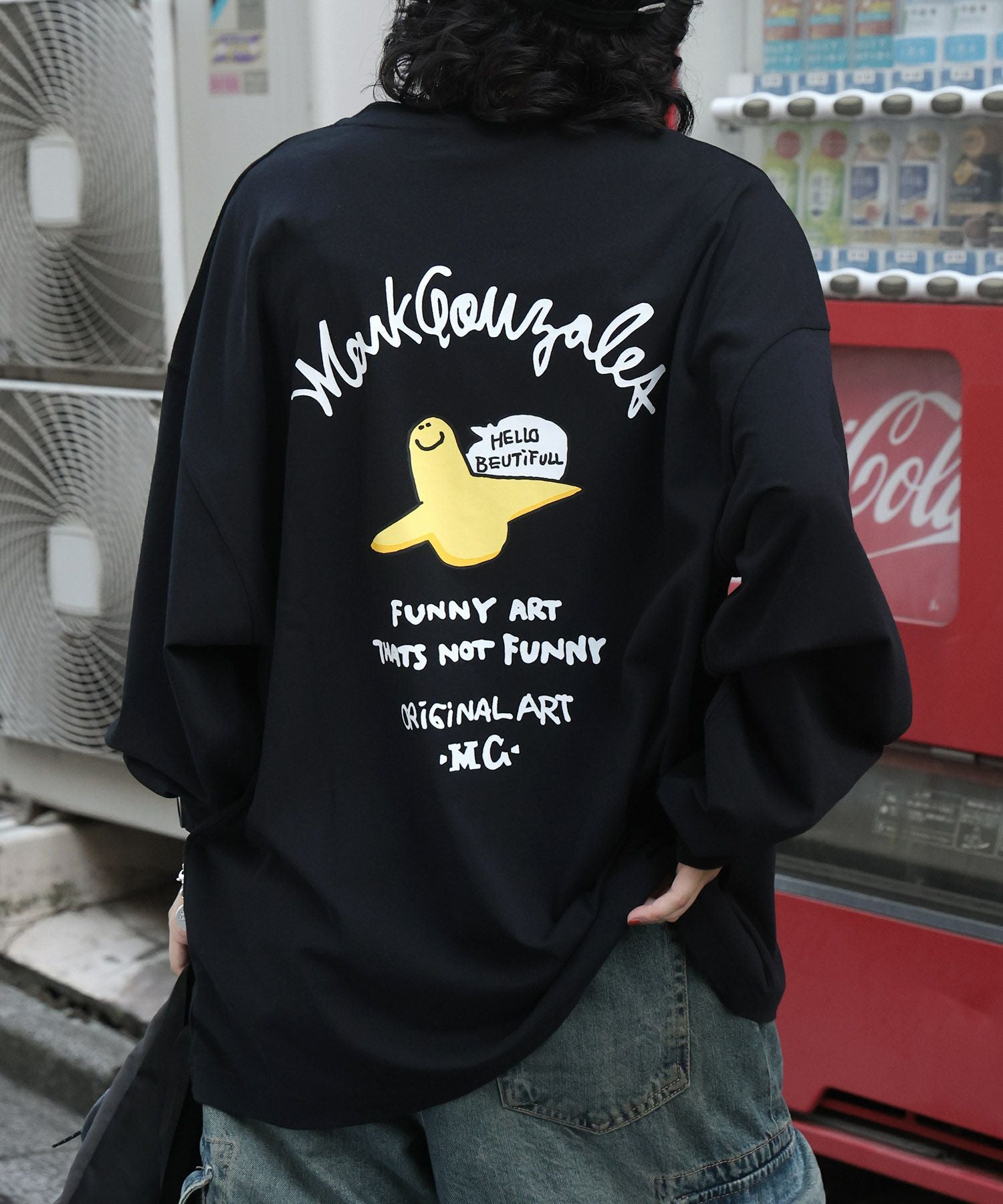 Mark Gonzales(マーク ゴンザレス)ワンポイント刺繍 / アーチロゴ