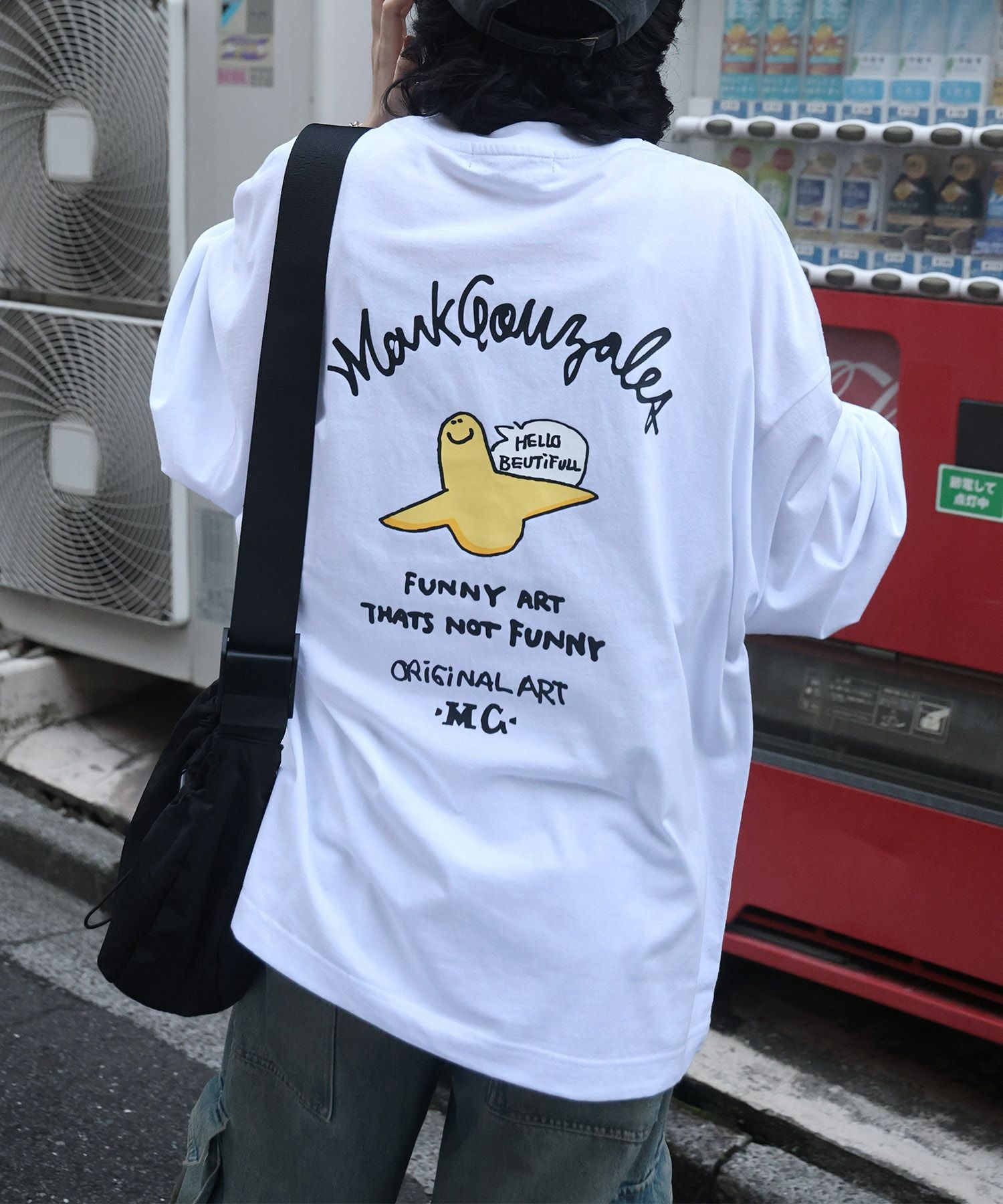 Mark Gonzales(マーク ゴンザレス)ワンポイント刺繍 / アーチロゴ