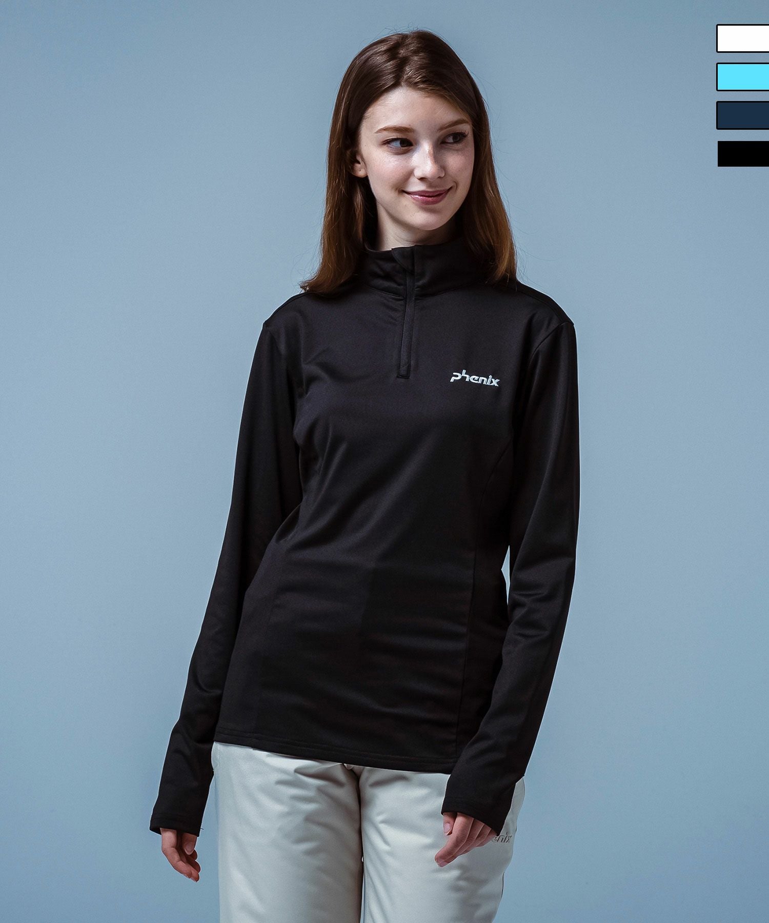 phenix(フェニックス)Basic Set-in Sleeve 1/2 Zip Tee ベーシック 