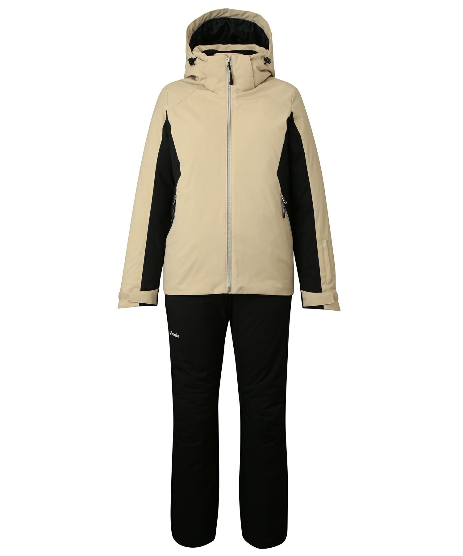 未使用★フェニックス phenix スキーウェア Sサイズ　レディース ベージュ phenix(フェニックス)Vertical Two-piece バーティカルツーピース