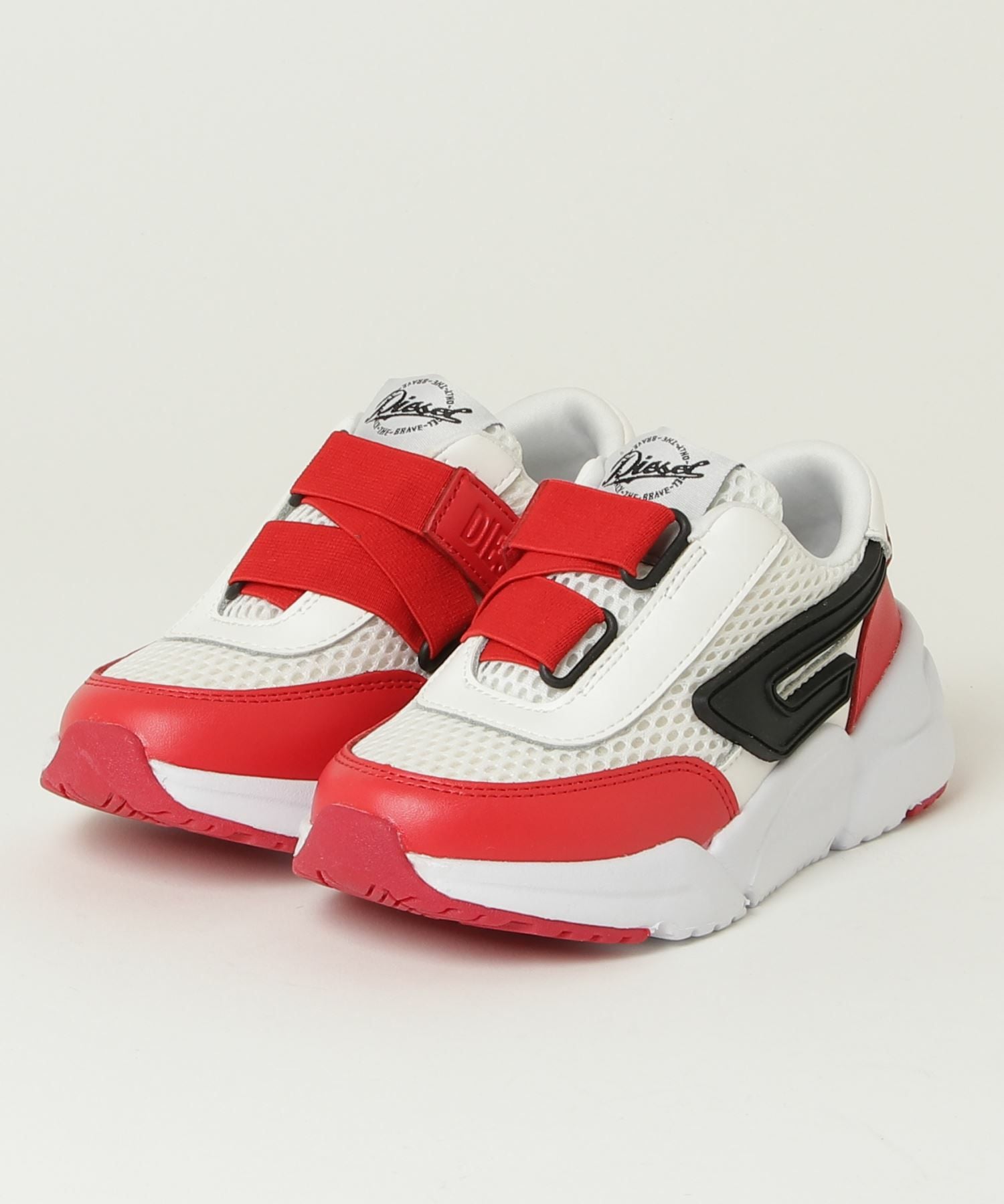 DIESEL(ディーゼル)Kids & Junior ロゴプリントローカットスニーカー