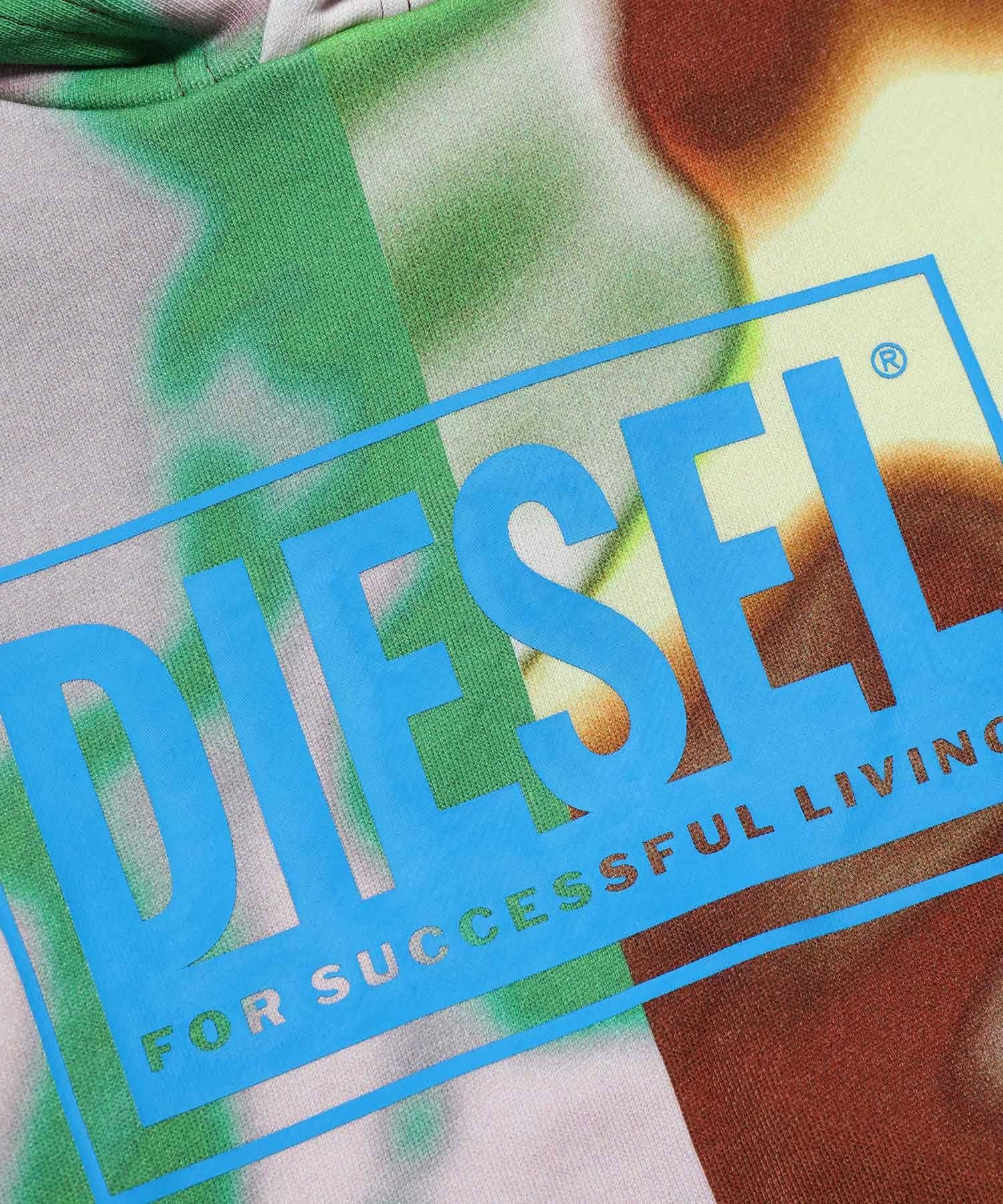 DIESEL(ディーゼル)Kids & Junior ブランドロゴタイダイ柄フーディー
