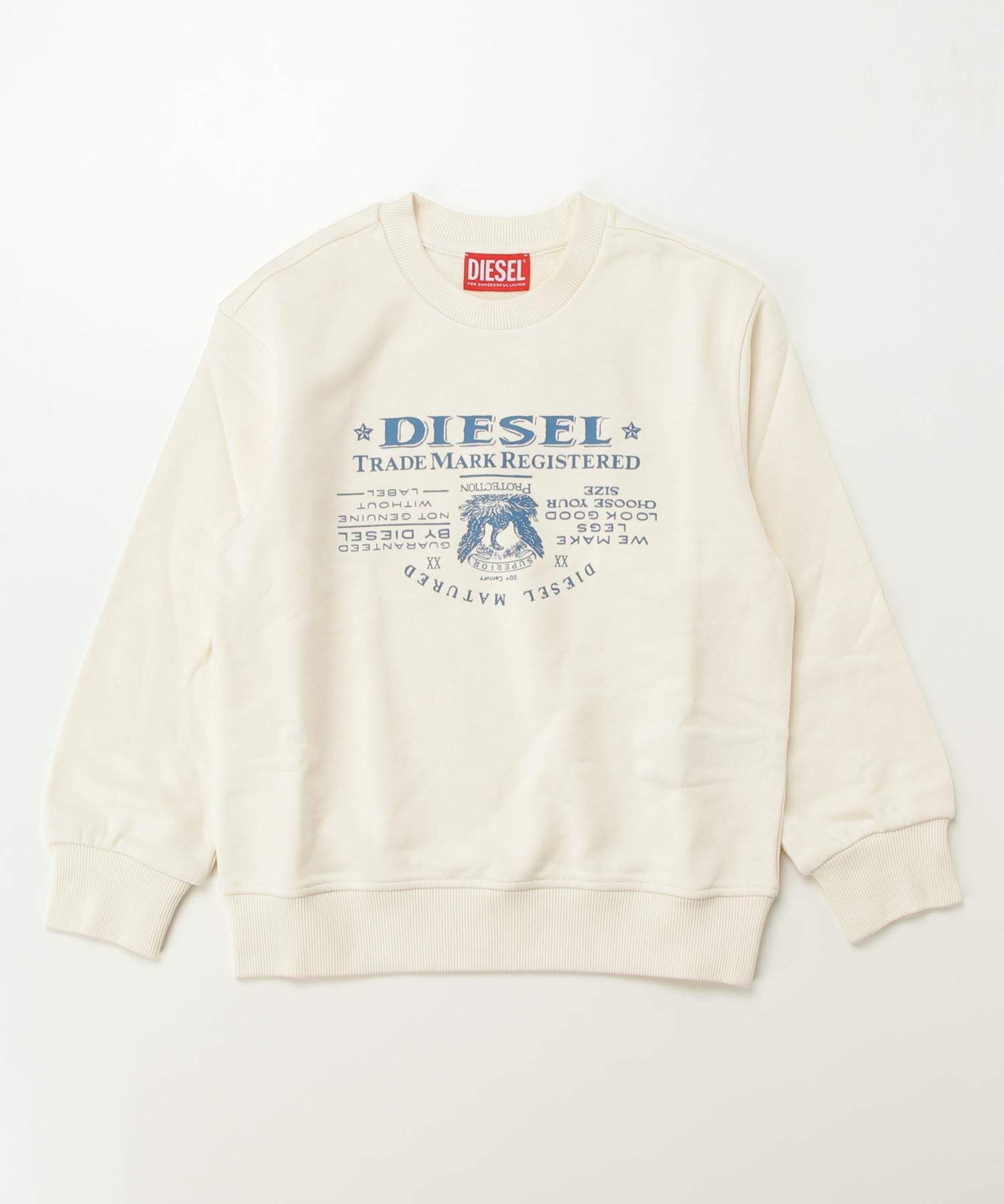 DIESEL トレーナー7分袖 XS ディーゼル メンズ トレーナー DIESEL ブランド トップス プルオーバー